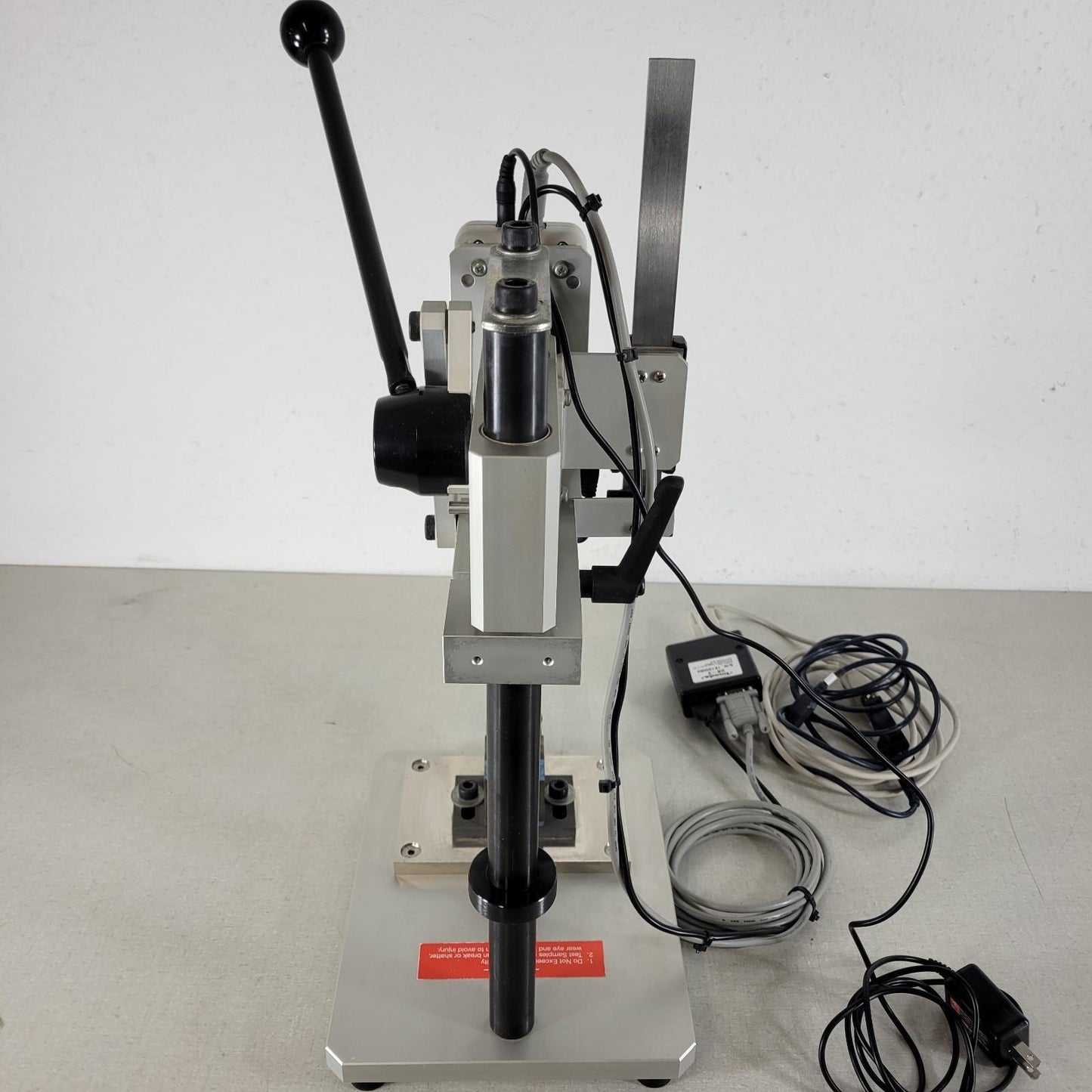Imada NLV-220-T-S Vertical Lever Test Stand with Distance Meter 220 LB Capacity