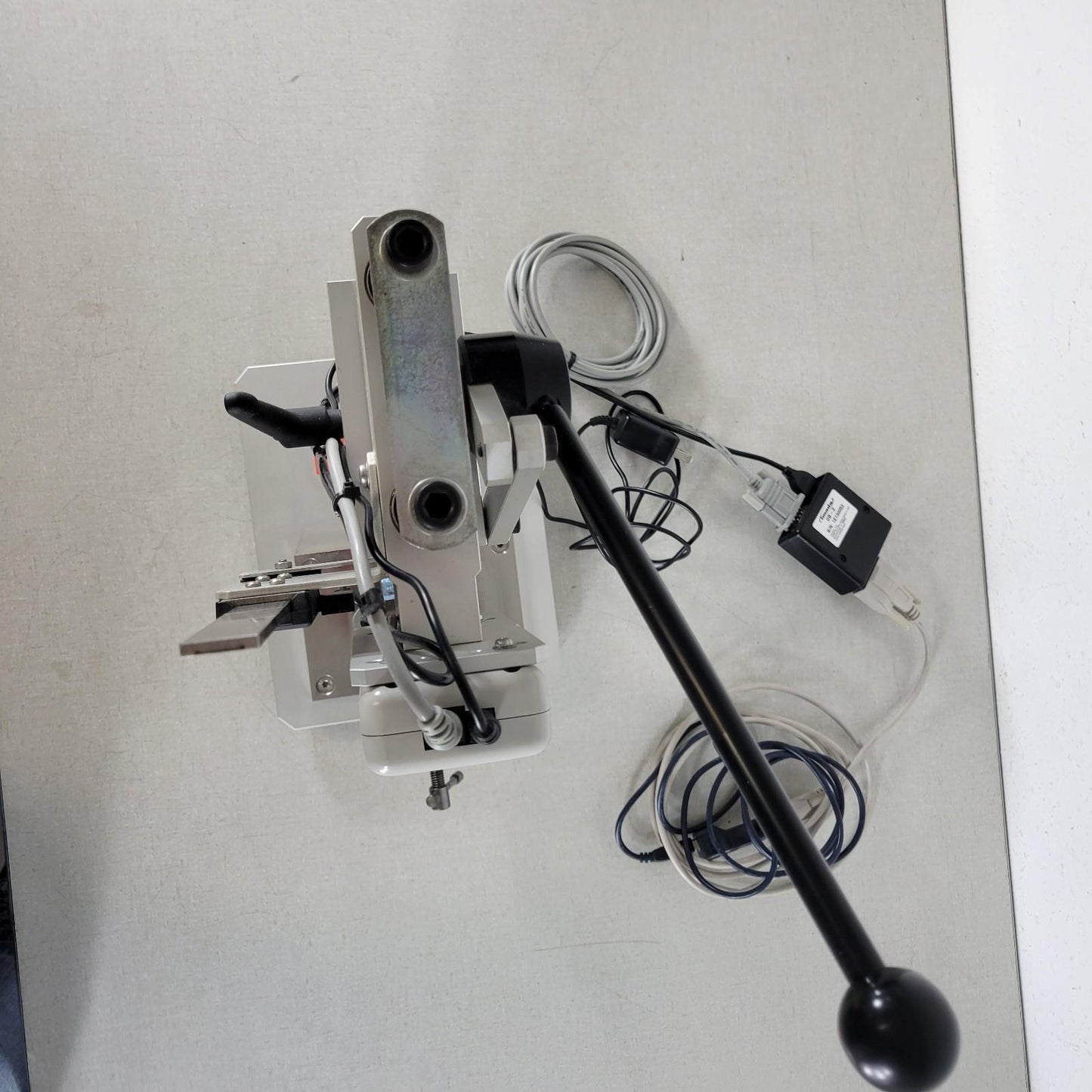 Imada NLV-220-T-S Vertical Lever Test Stand with Distance Meter 220 LB Capacity