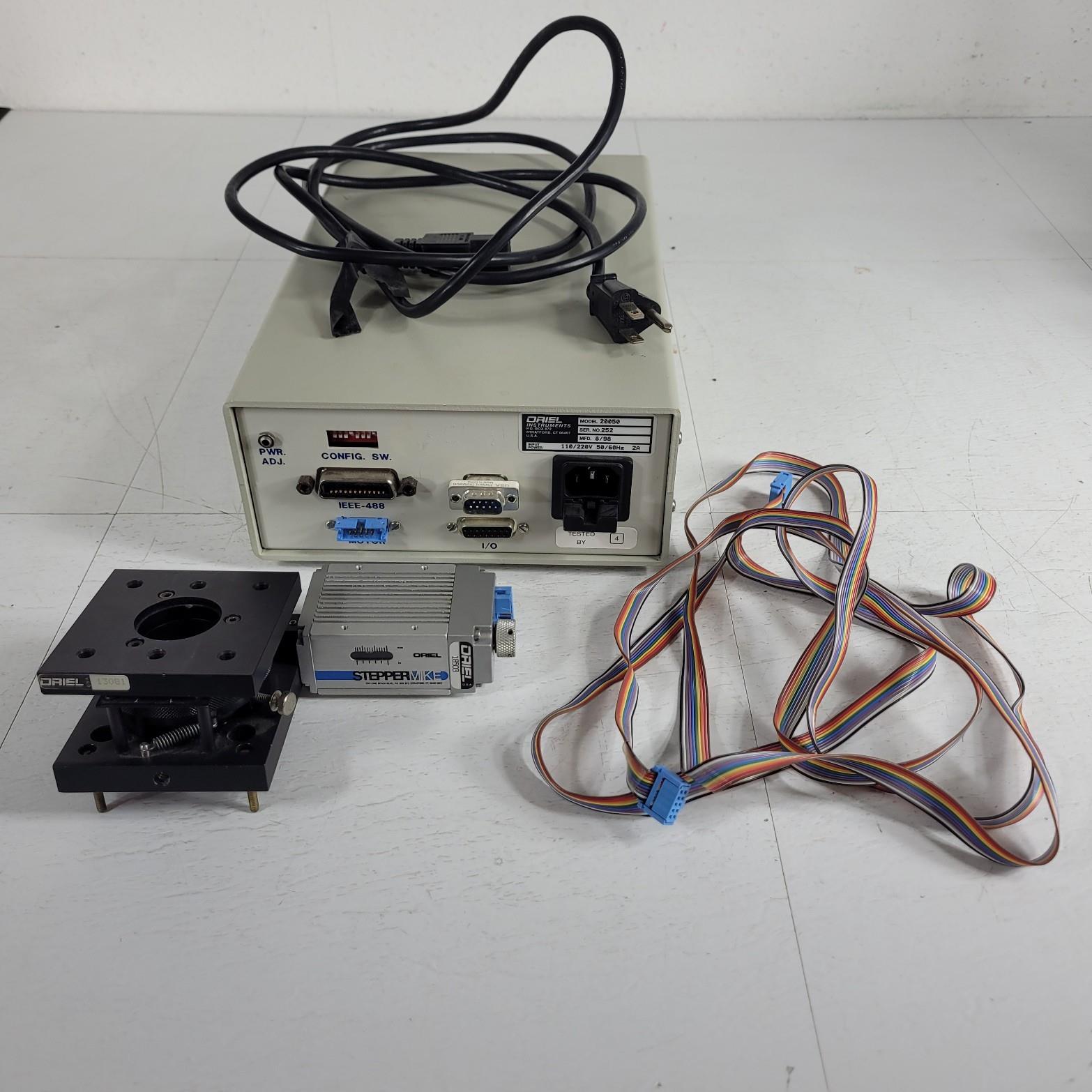 Oriel Rotation Stage Oriel Newport MKS 20050 Motor Driver 18503 StepperMike 13019 Rotary St ...