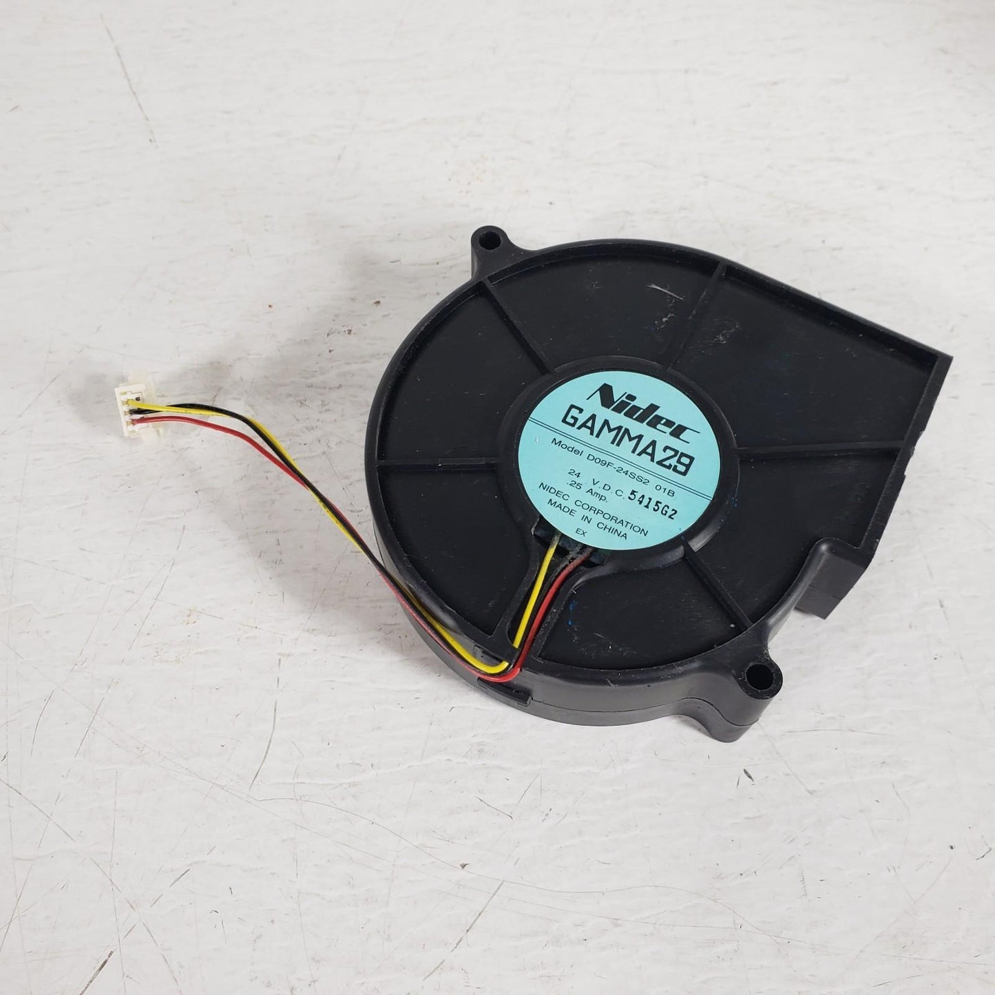 Lot of 5 Nidec Gamma 29/30 Blower Fans D09F-24SS2-01B 24VDC .25A D10F-24PH-36B