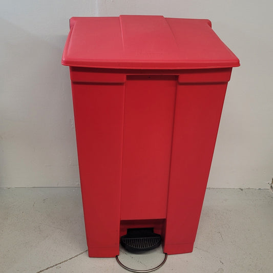 Rubbermaid H-2670R RED Commercial Step-On Waste Container Trash Receptacle