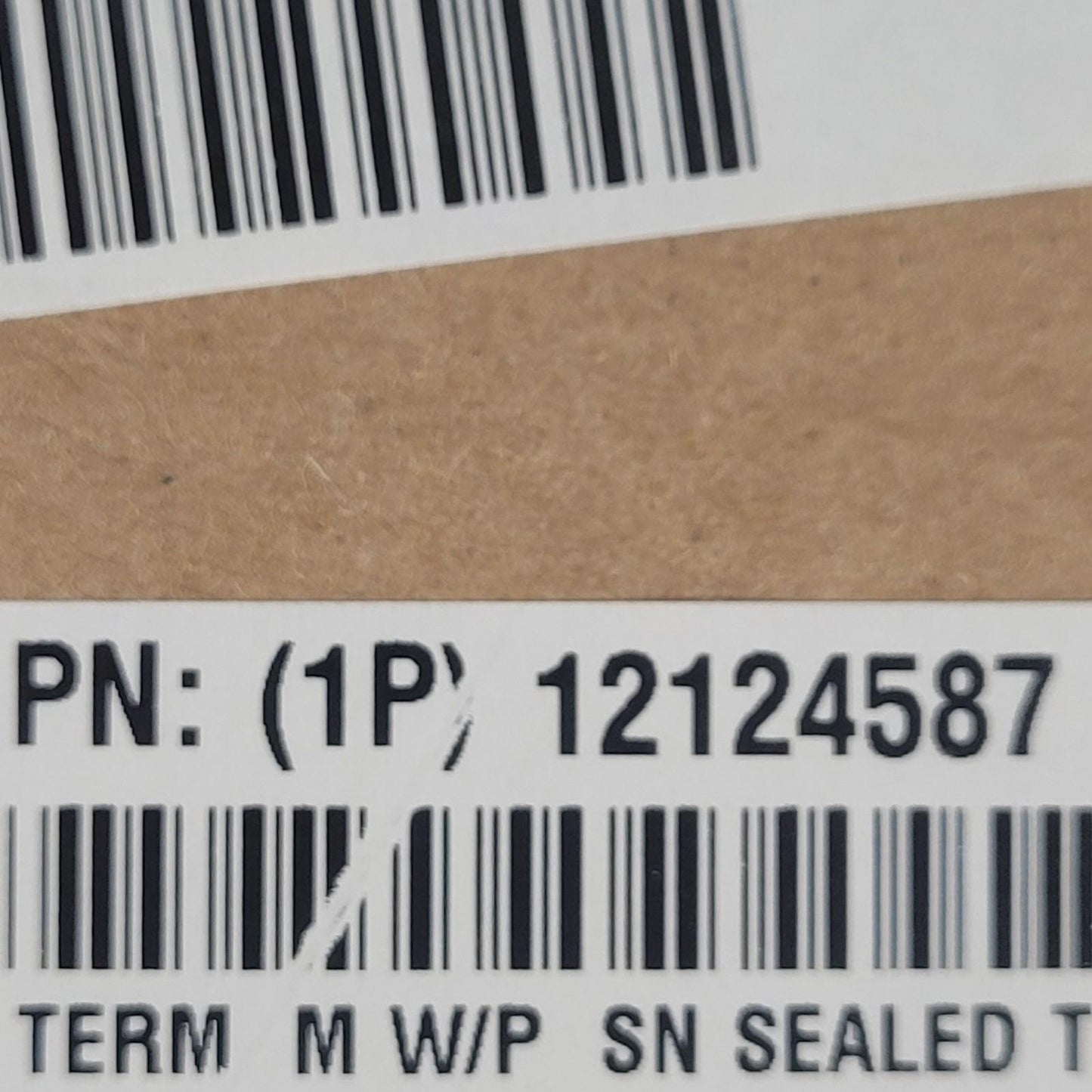 Partial Reel 1800 Count: Aptiv Delphi Crimps 12124587 Tin-Plated Male Terminal