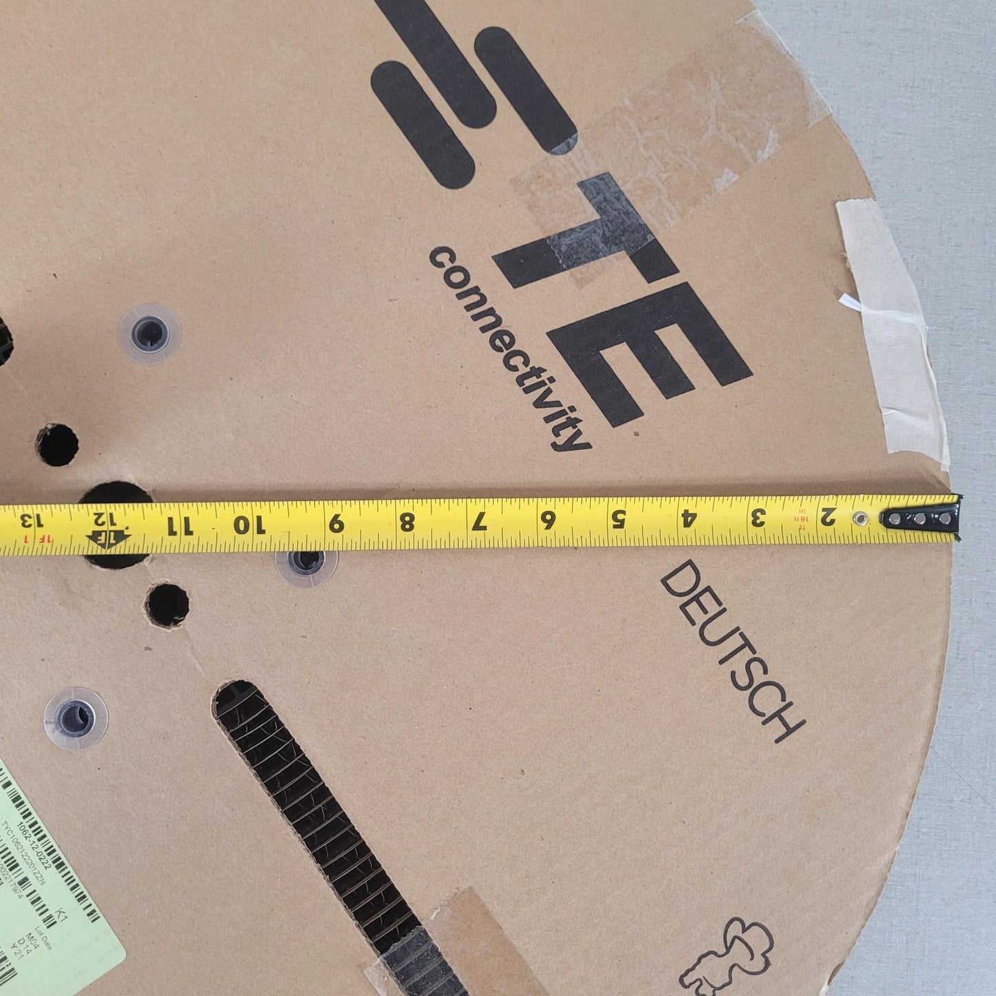 Partial Reel 1500 Count: TE Connectivity Deutsch 1062-12-0222 Crimps 10 AWG