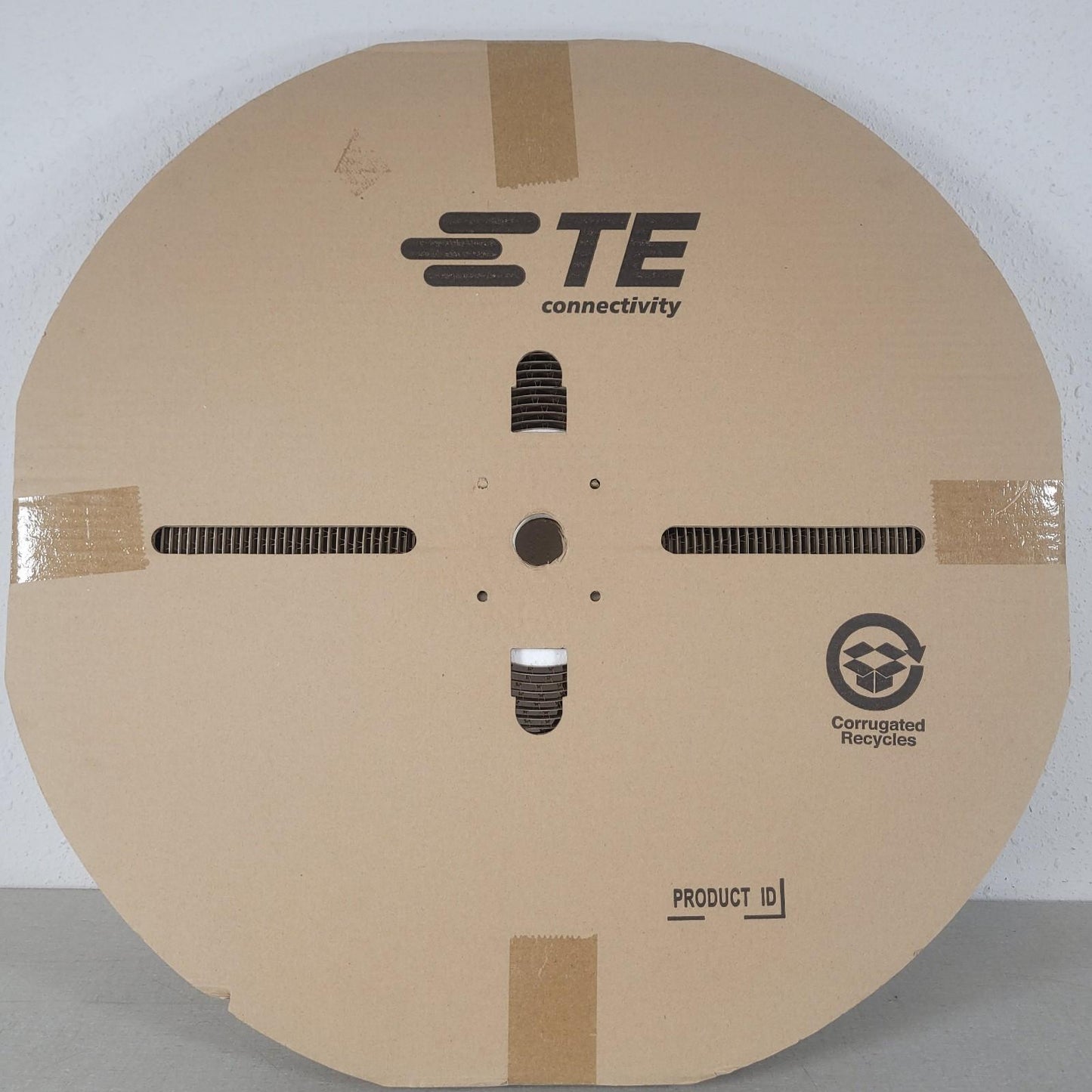 Partial Reel 2900 Count: TE Connectivity 1586055-1 Crimps 16 AWG Brass Tin