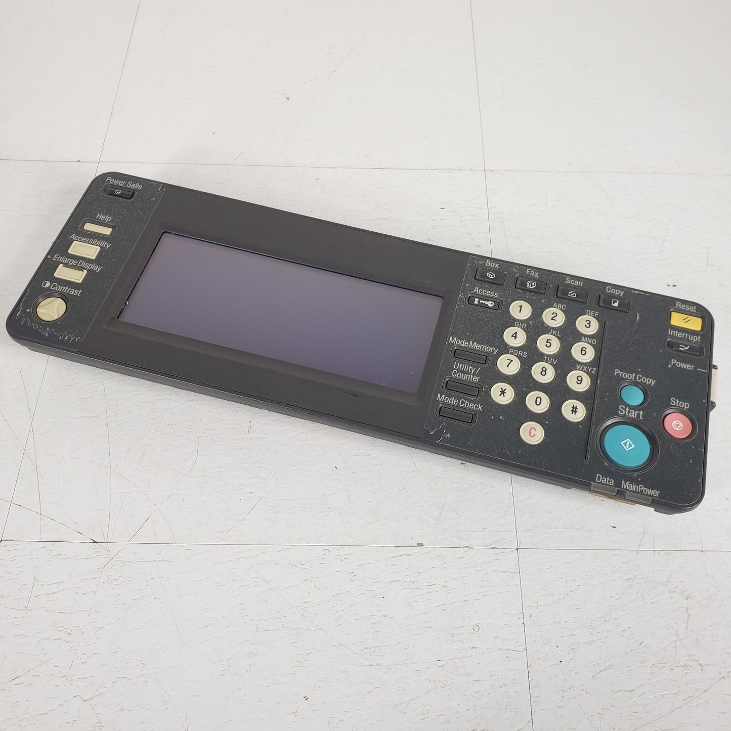 Konica Minolta Bizhub C351 Laser Copy Print Station Front Keypad Display Module