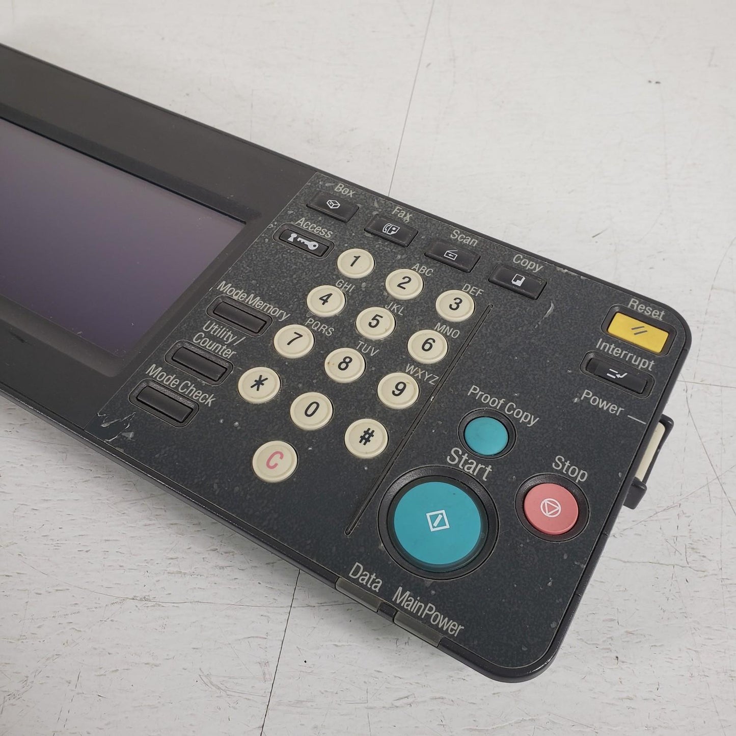 Konica Minolta Bizhub C351 Laser Copy Print Station Front Keypad Display Module