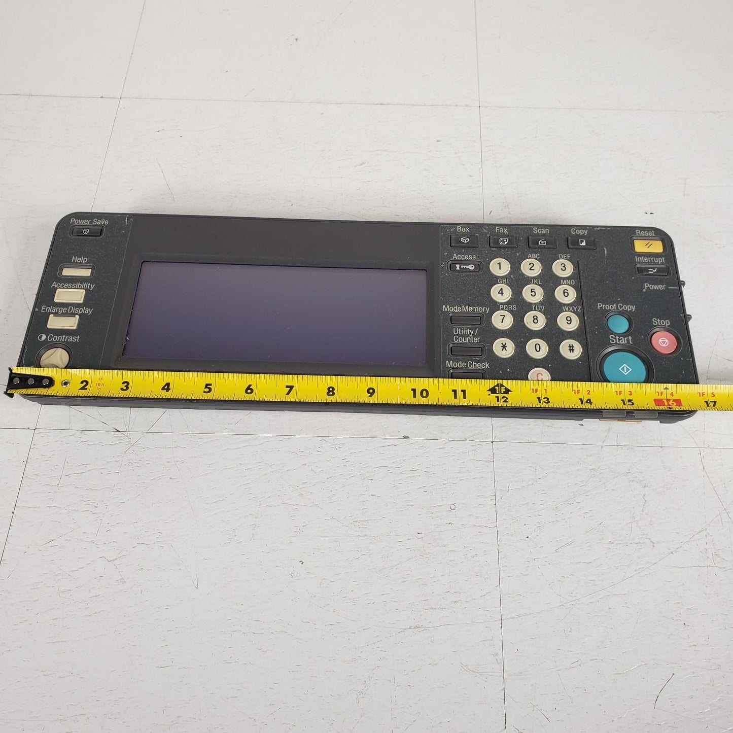 Konica Minolta Bizhub C351 Laser Copy Print Station Front Keypad Display Module