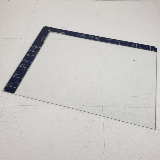 Konica Minolta Bizhub C351 Laser Copy Print Station Scanning Bed Glass Template