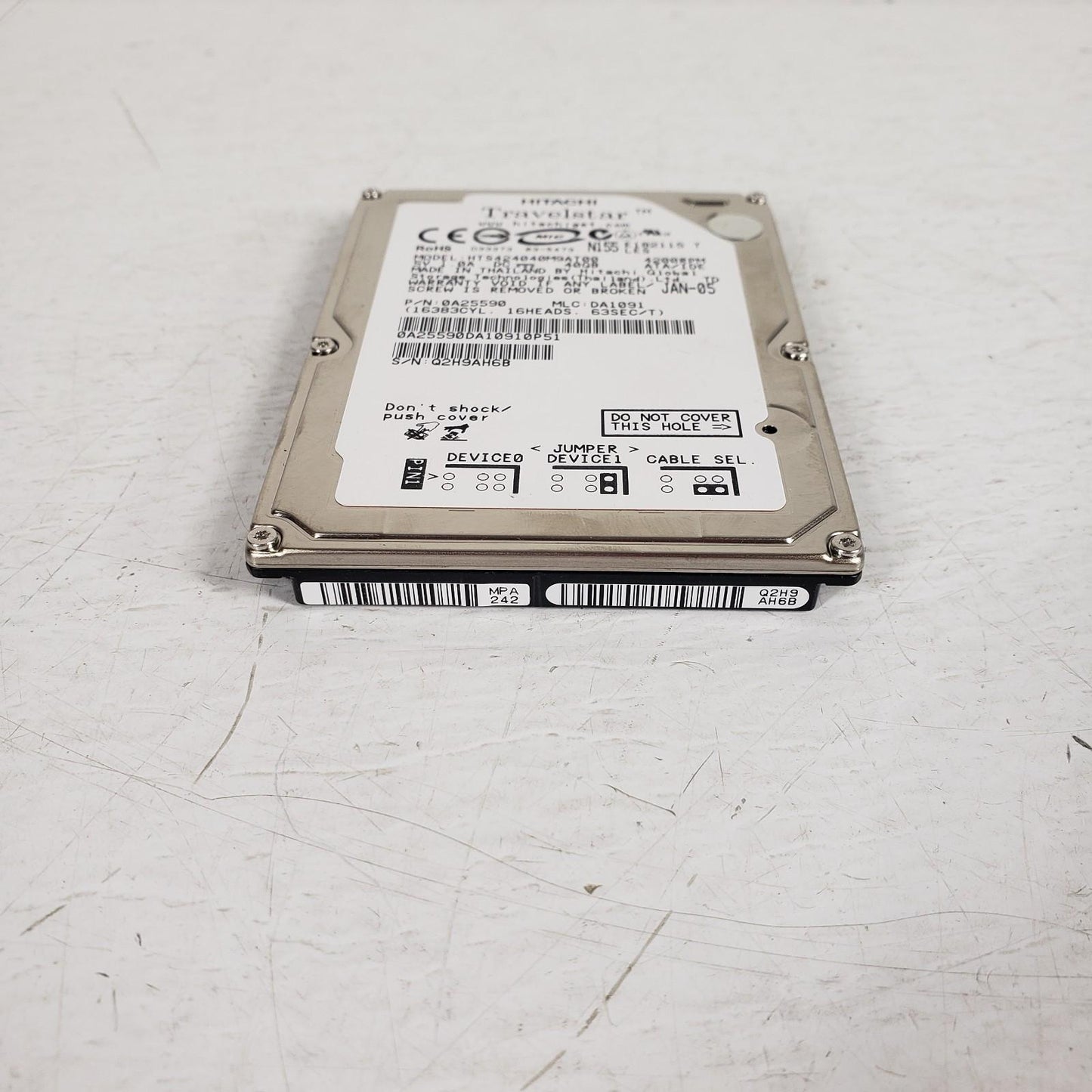 Konica Minolta Bizhub C351 Firmware Hard Drive ATA IDE 40GB 5V HDD Software