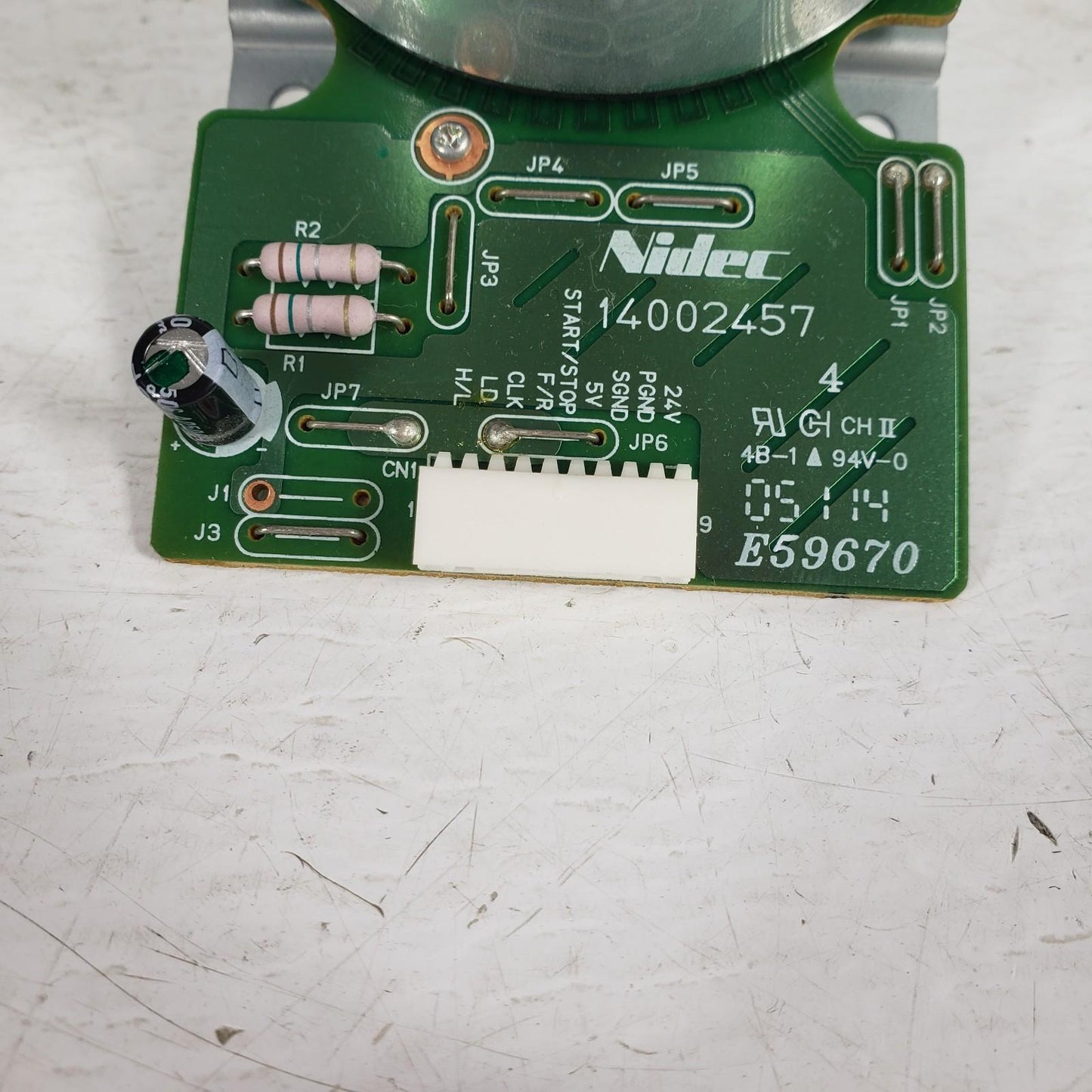 Nidec 50M3083090 Stepper Motor Wormgear Shaft 24V 2.2A 9 Pin 606.06 2173.91min
