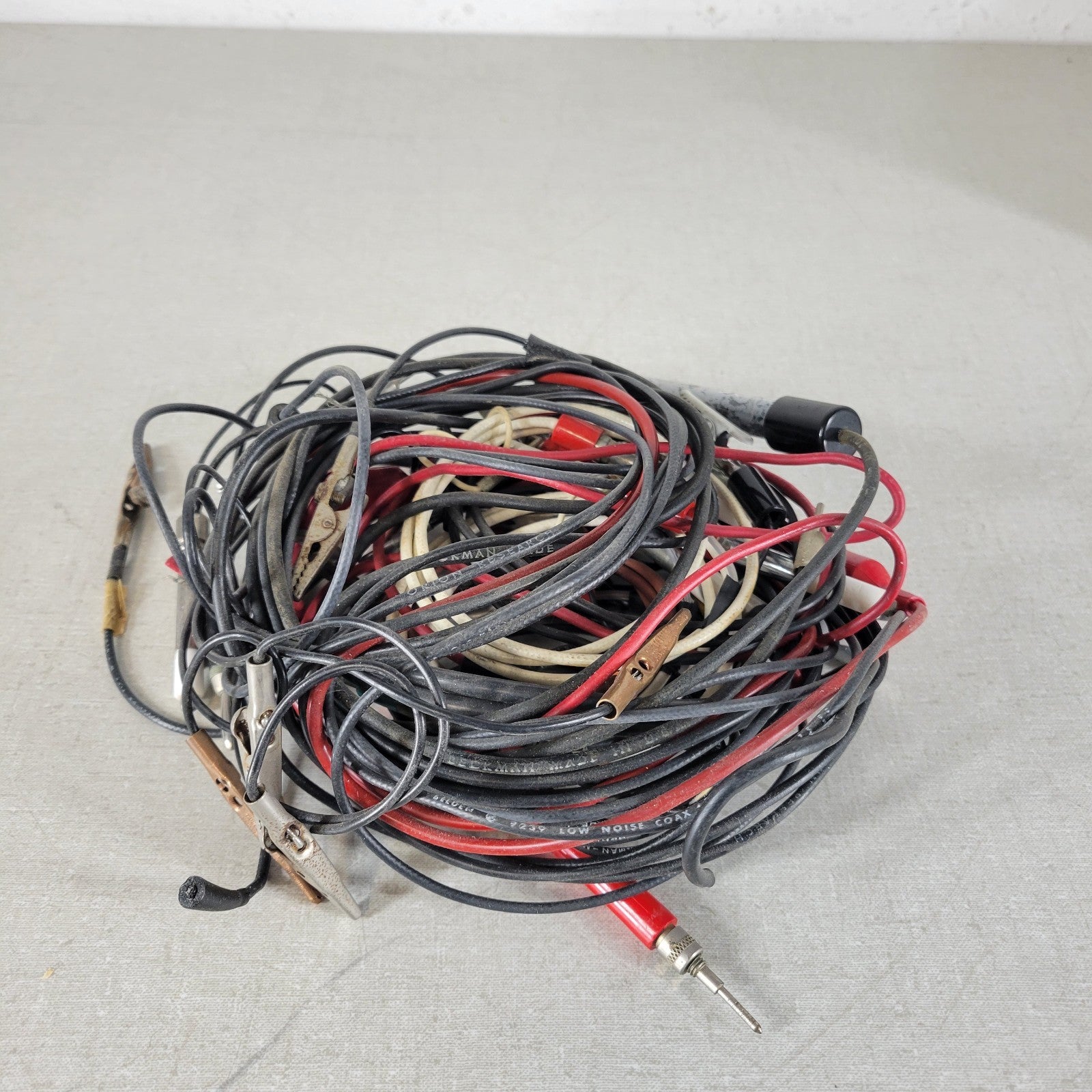 Assorted Electrical Test Cables BECKMAN ORION RESEARCH Vintage Brass T ...