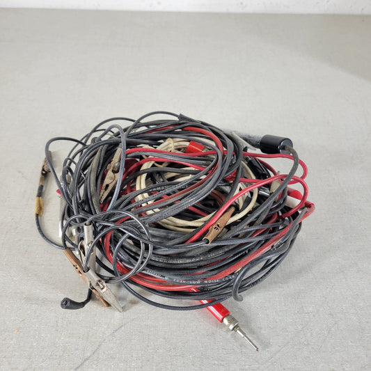 Assorted Electrical Test Cables BECKMAN ORION RESEARCH Vintage Brass Test Cables