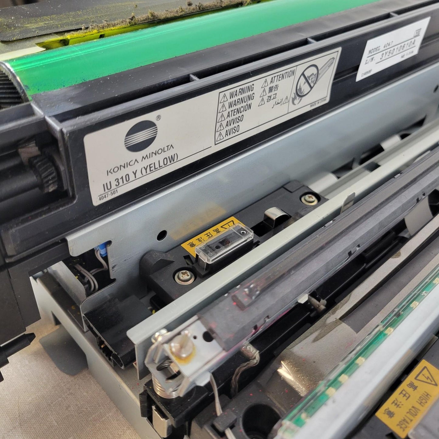 FOR PARTS Konica Minolta Bizhub C351 Laser Toner Imaging 4036 IU 310 HV Fuser