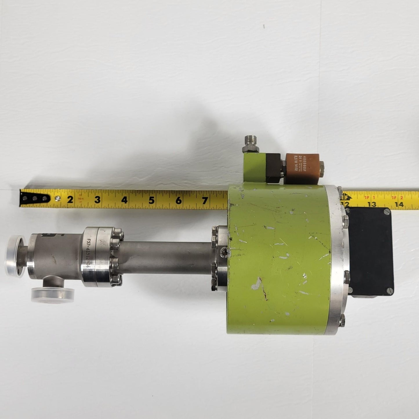 TESTED VAT F57-61512-06 Air Operate Right Angle Valve 1.33" CF Conflat DN16CF NC