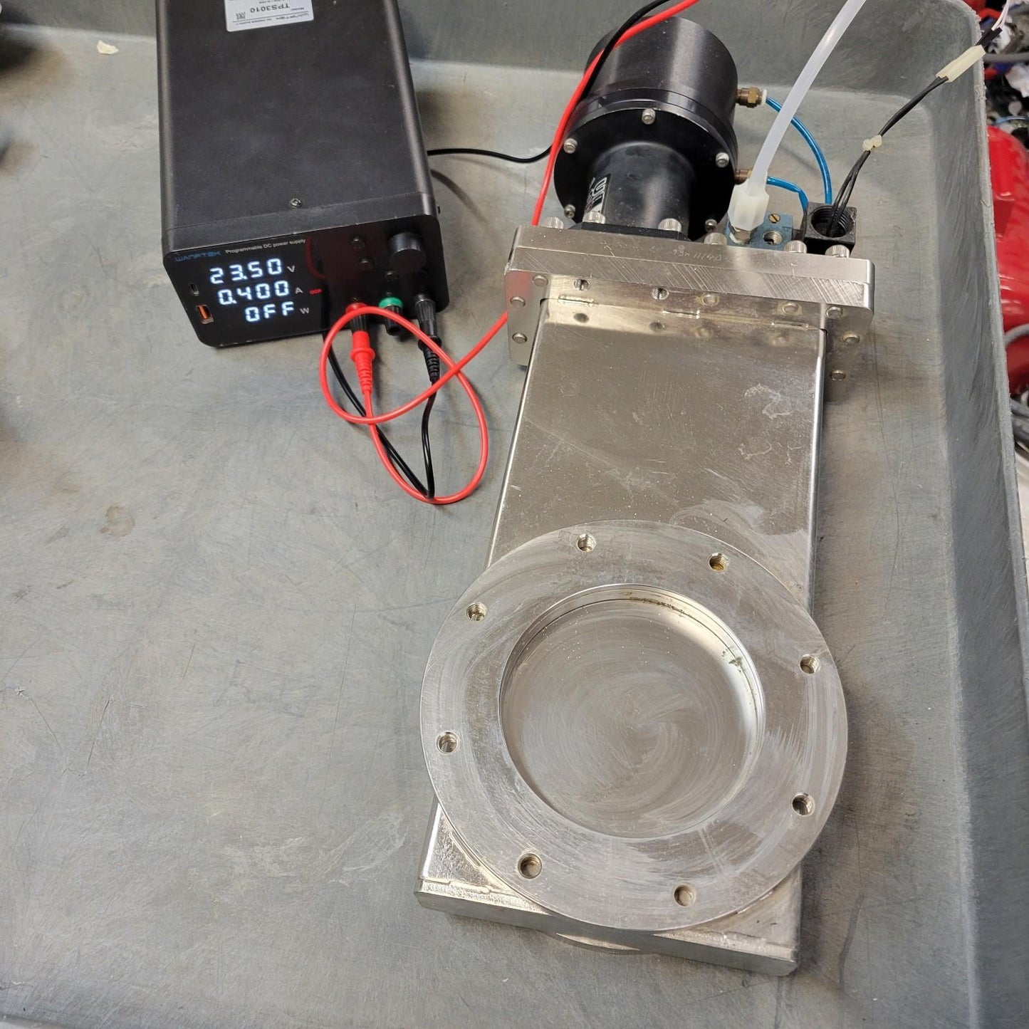 TESTED MDC LGV-4000V-P Gate Valve ISO 100 K Pneumatic NC 7/16" NPT