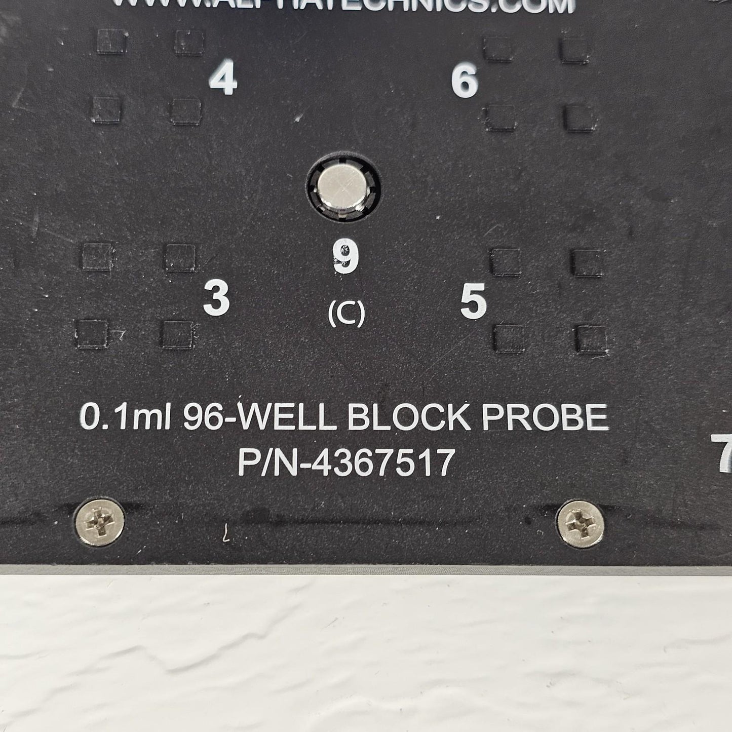 Alpha Technics 4367517 0.1mL 96-Well Block Probe Temperature Verification PCR