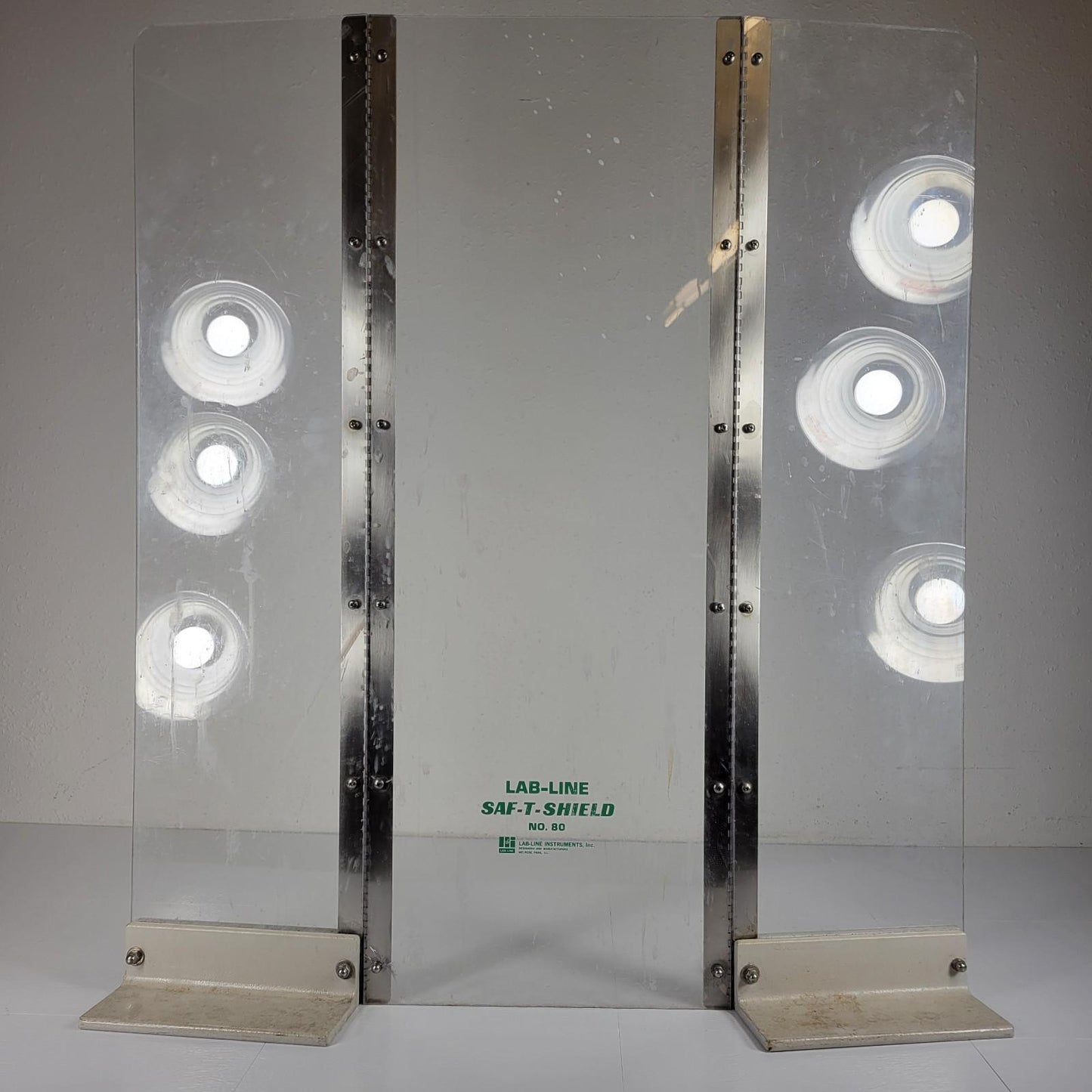 Lab-Line Instruments Saf-T-Shield No. 80 3-Panel Folding Lab Safety Shield