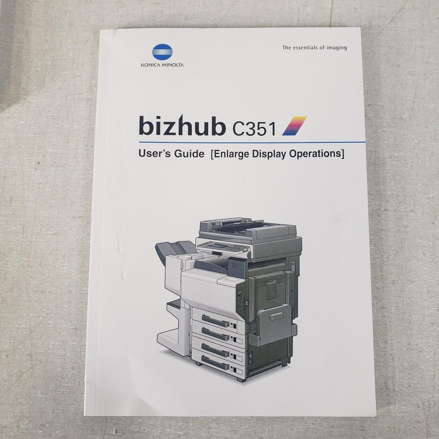 Konica Minolta Bizhub C351 Copier Scanner User Manual Collection Troubleshooting