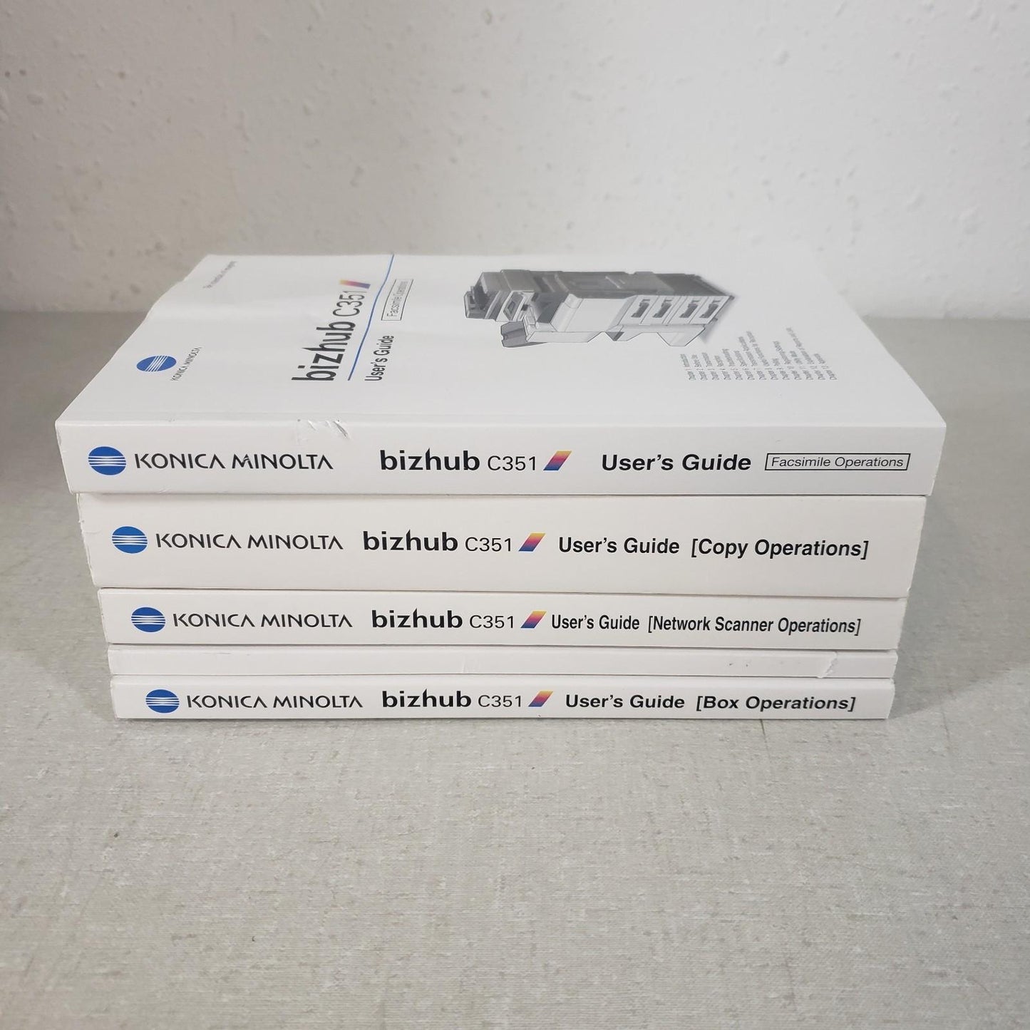 Konica Minolta Bizhub C351 Copier Scanner User Manual Collection Troubleshooting