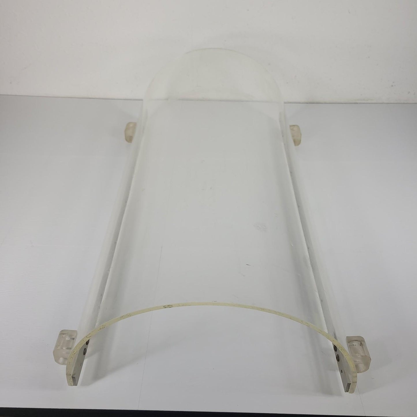 I^2R Lab Guard Rounded Lab Safety Shield 30" H 15 3/8" Wide w/ 9/16" ID Hinges