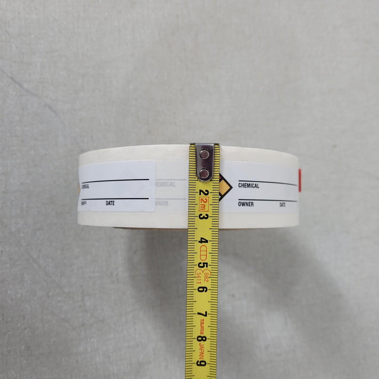 Brady 53095 Hazardous Materials Label Legend: Chemical __ - Owner __ - Date __