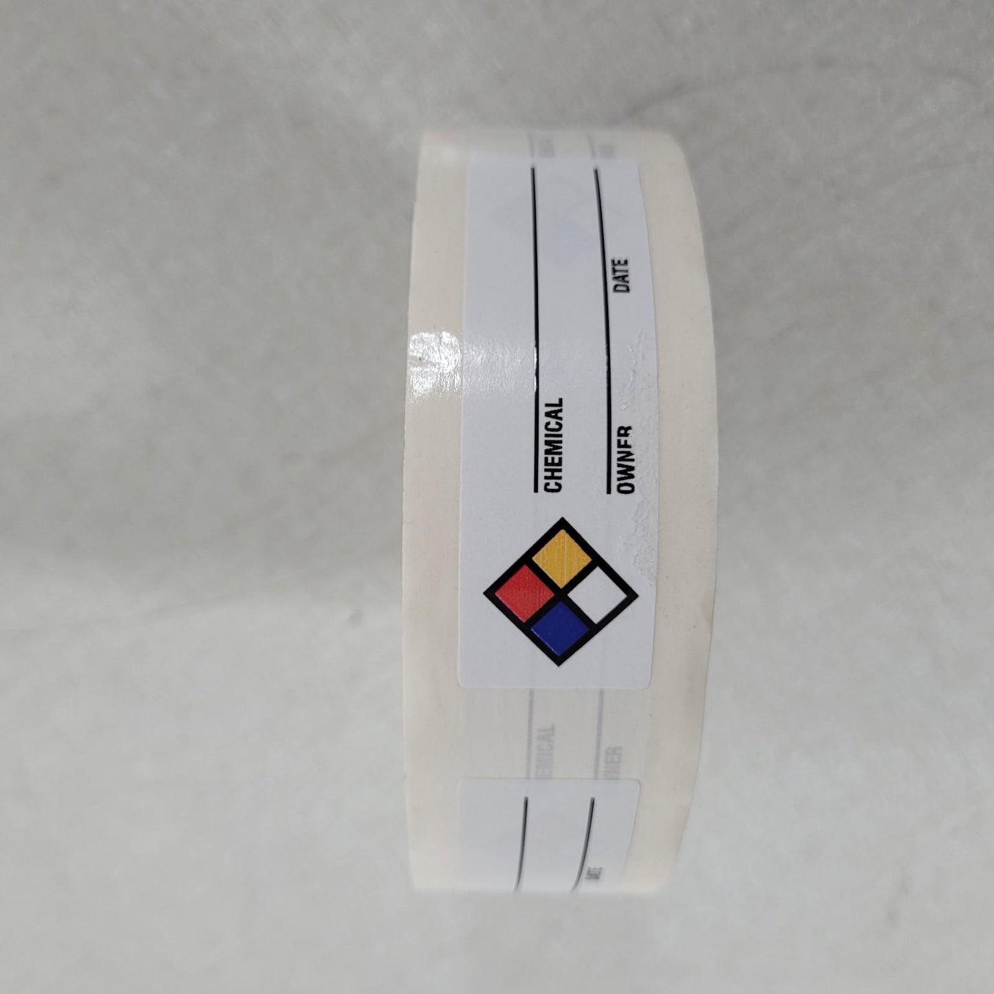 Brady 53095 Hazardous Materials Label Legend: Chemical __ - Owner __ - Date __