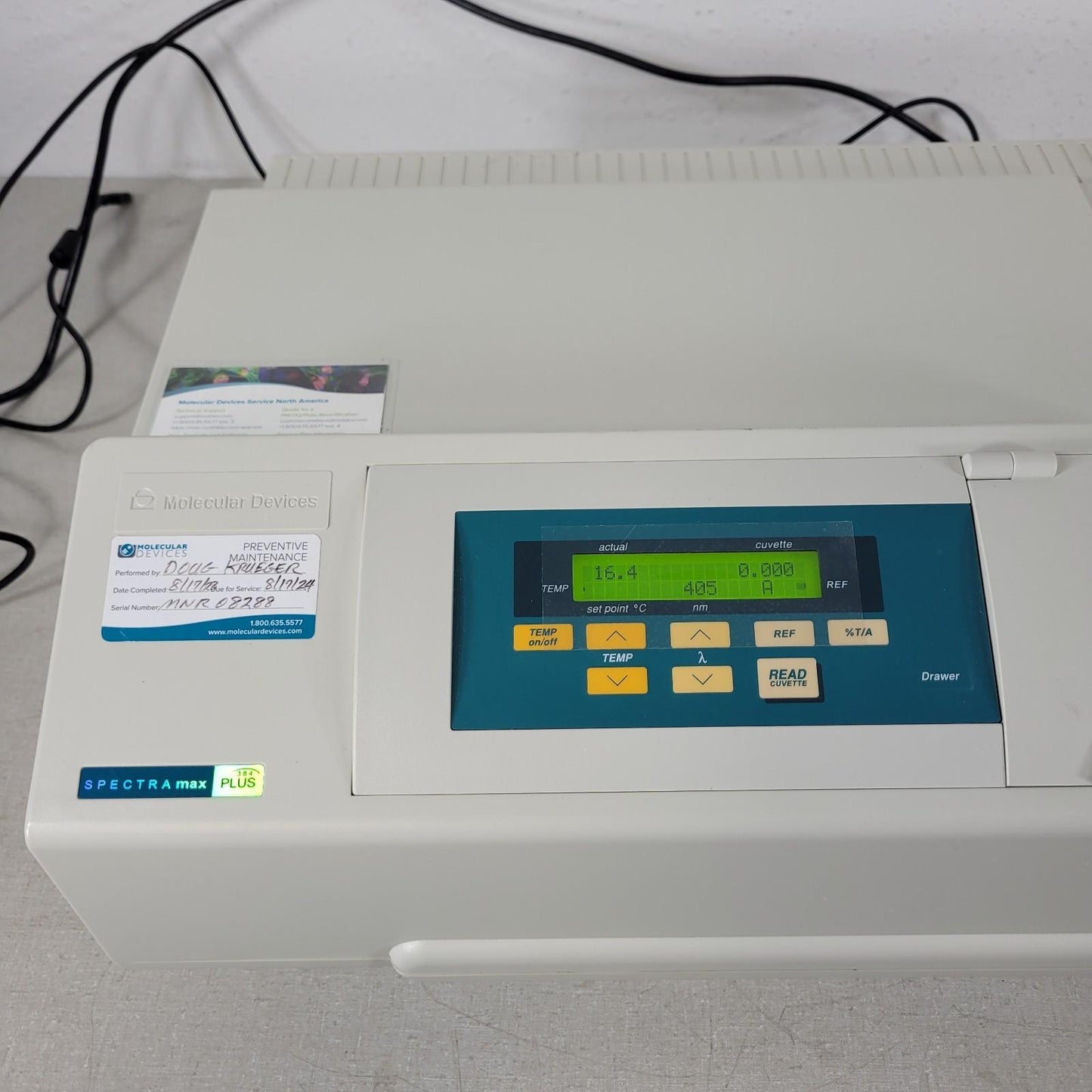 TESTED WORKS Molecular Devices SpectraMax Plus384 Absorbance Microplate Reader