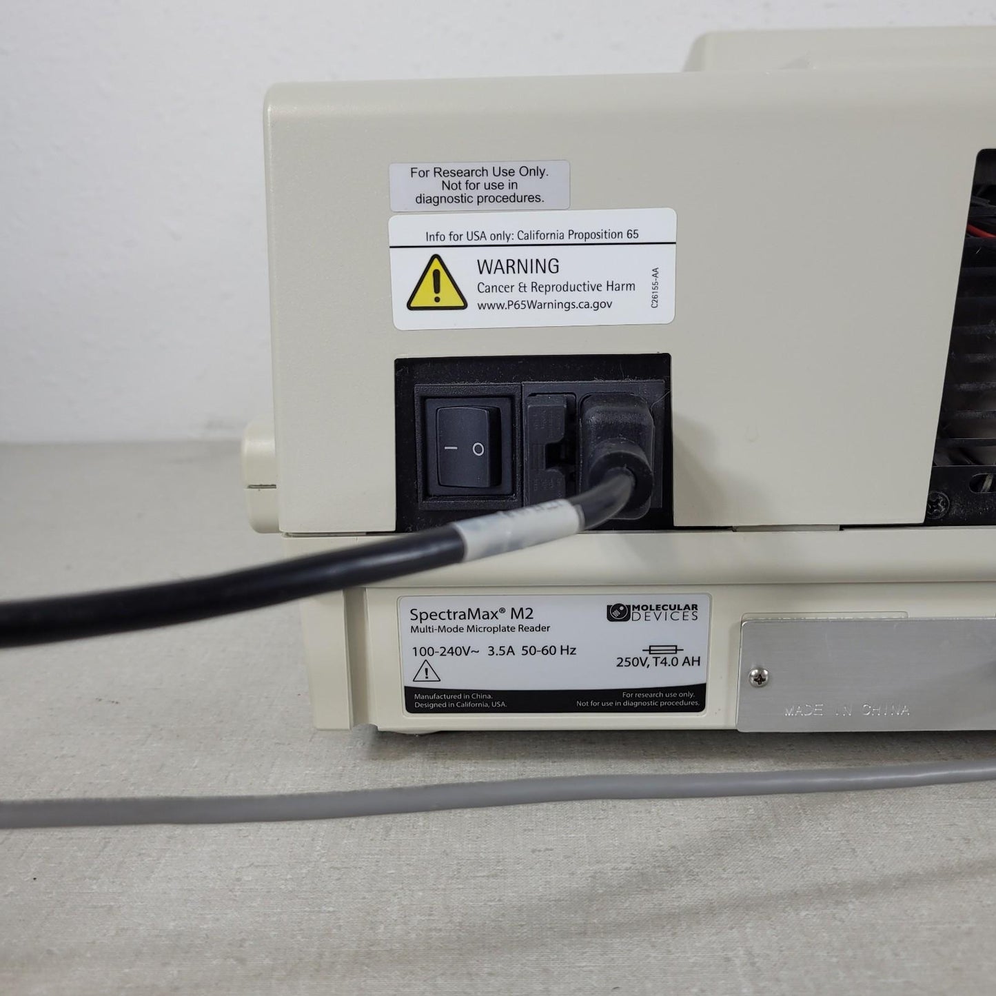 TESTED WORKS Molecular Devices SpectraMax M2 Spectrophotometer Microplate Reader