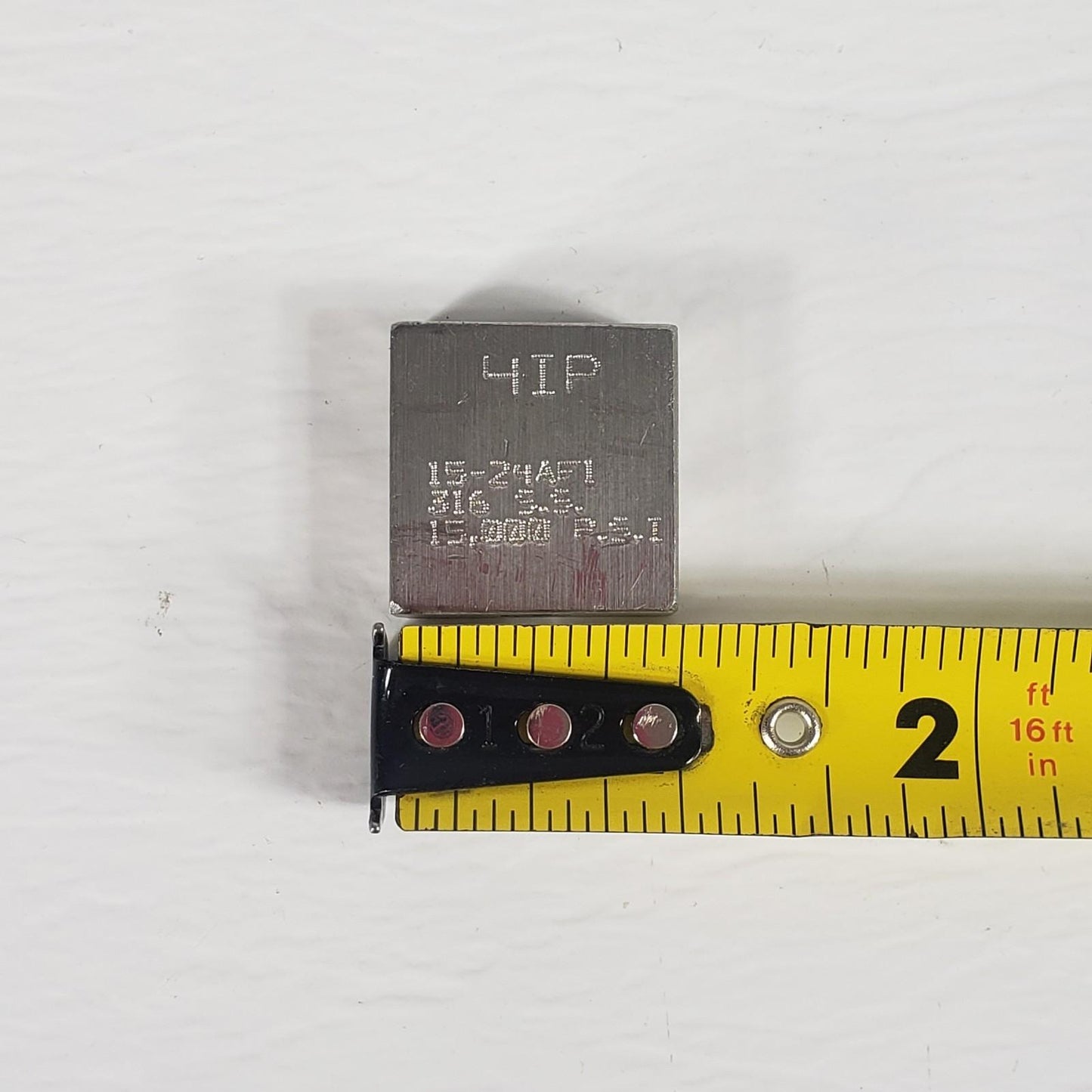 HIP 15-24AF1 4-Way Taper Seal Cross 15,000 PSI 316 Stainless High Tensile Steel