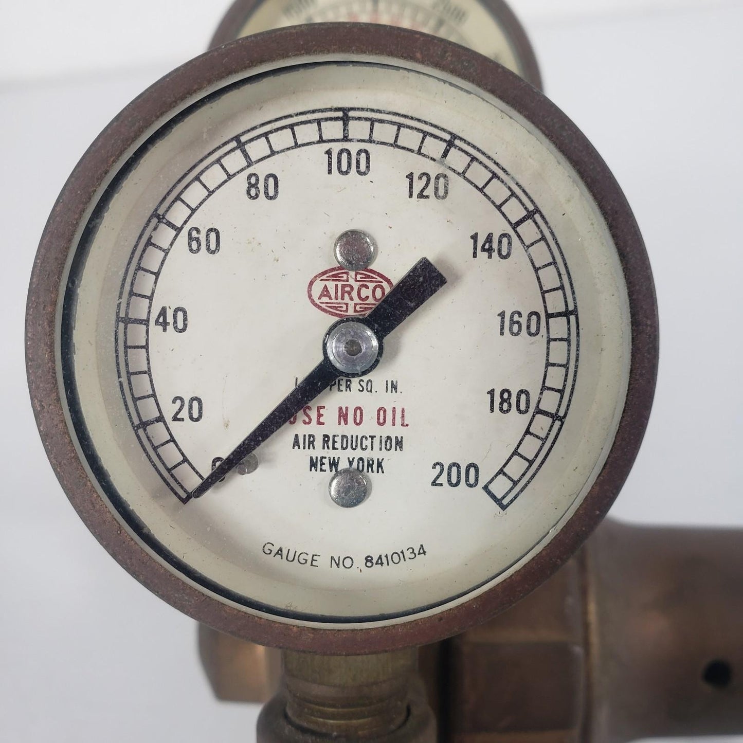 AIRCO 8410134 Vintage Oxygen Regulator 8410093 Style No. 9106