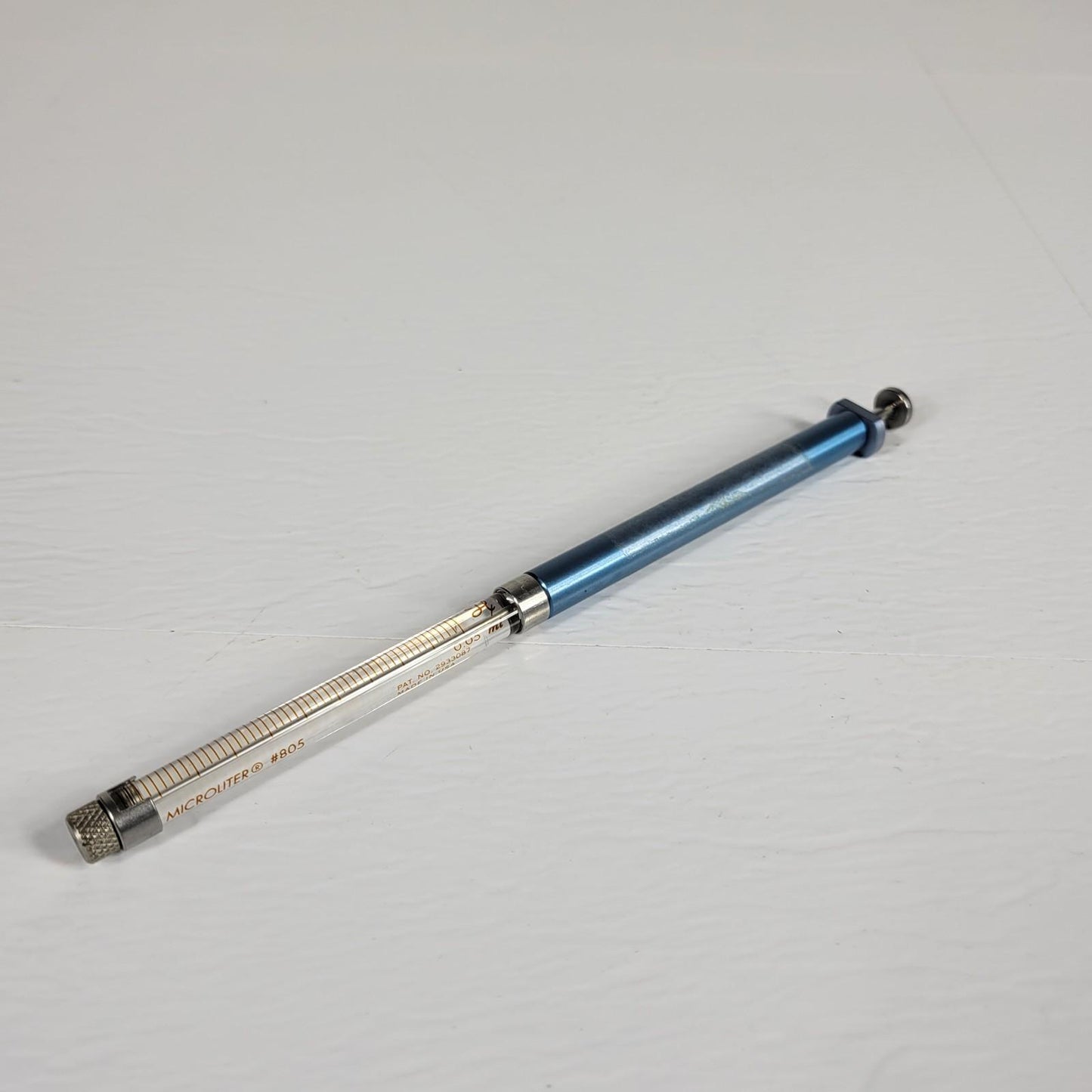 HAMILTON CO. #84856 805 MICROLITER 50μL Cemented Syge For Dispensing Volumes