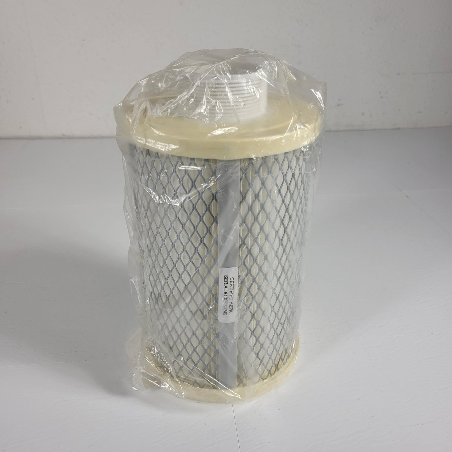 HEPA Air Filter Threaded Canister Height 8", Thread 2-1/4", Diameter 5-1/4"