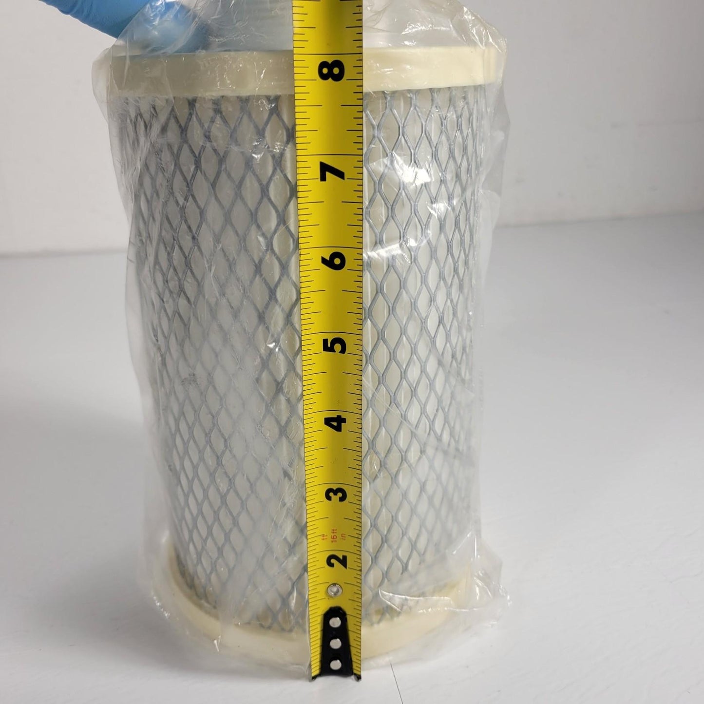 HEPA Air Filter Threaded Canister Height 8", Thread 2-1/4", Diameter 5-1/4"