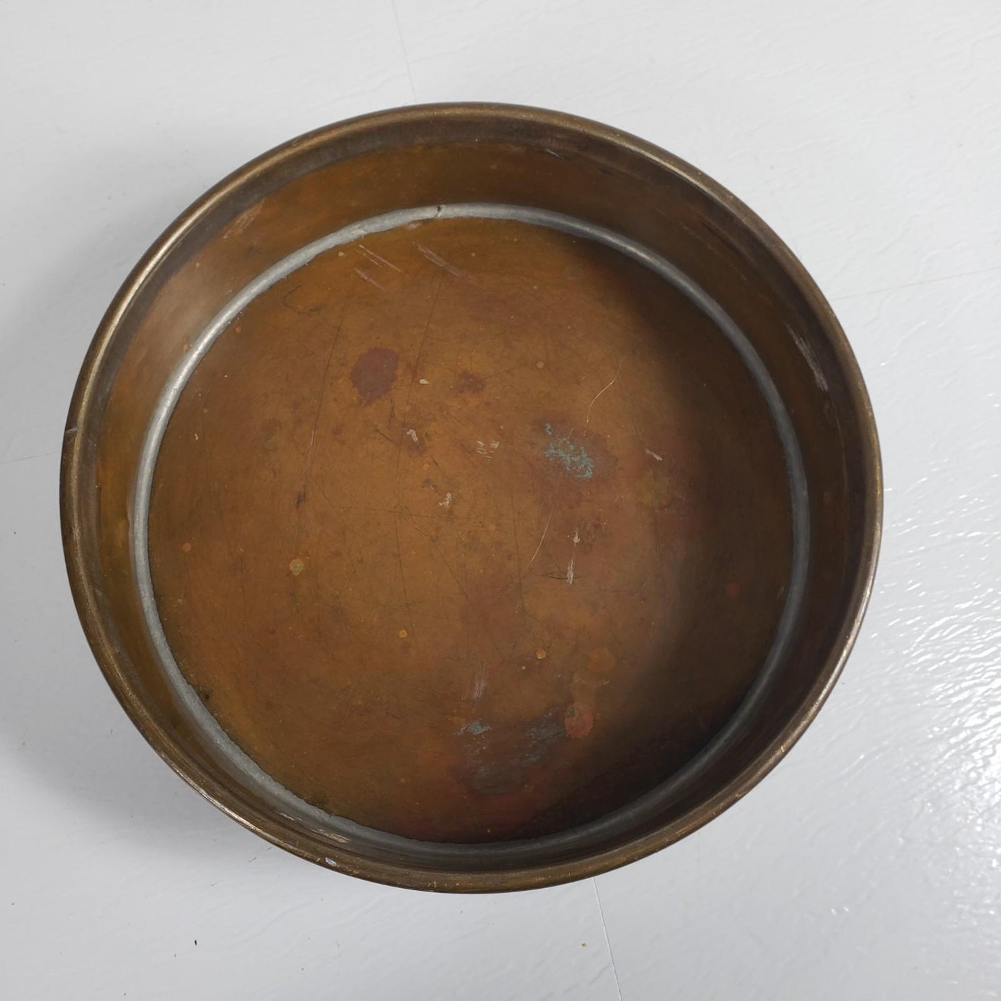 SOILTEST INC. Two 8" Diameter Soil Sieves Brass Material with Lid Bronze Sifter