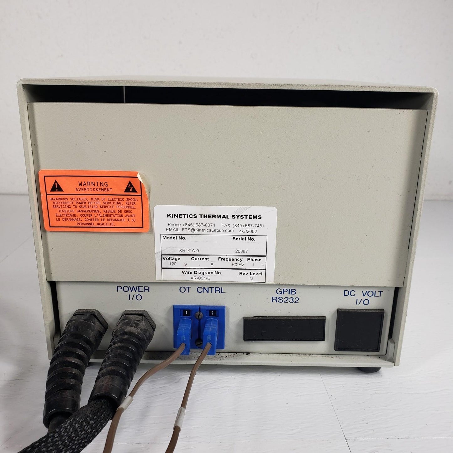 FTS Systems TC-84 Kinetics Air Jet Temperature Controller for Thermal Regulation