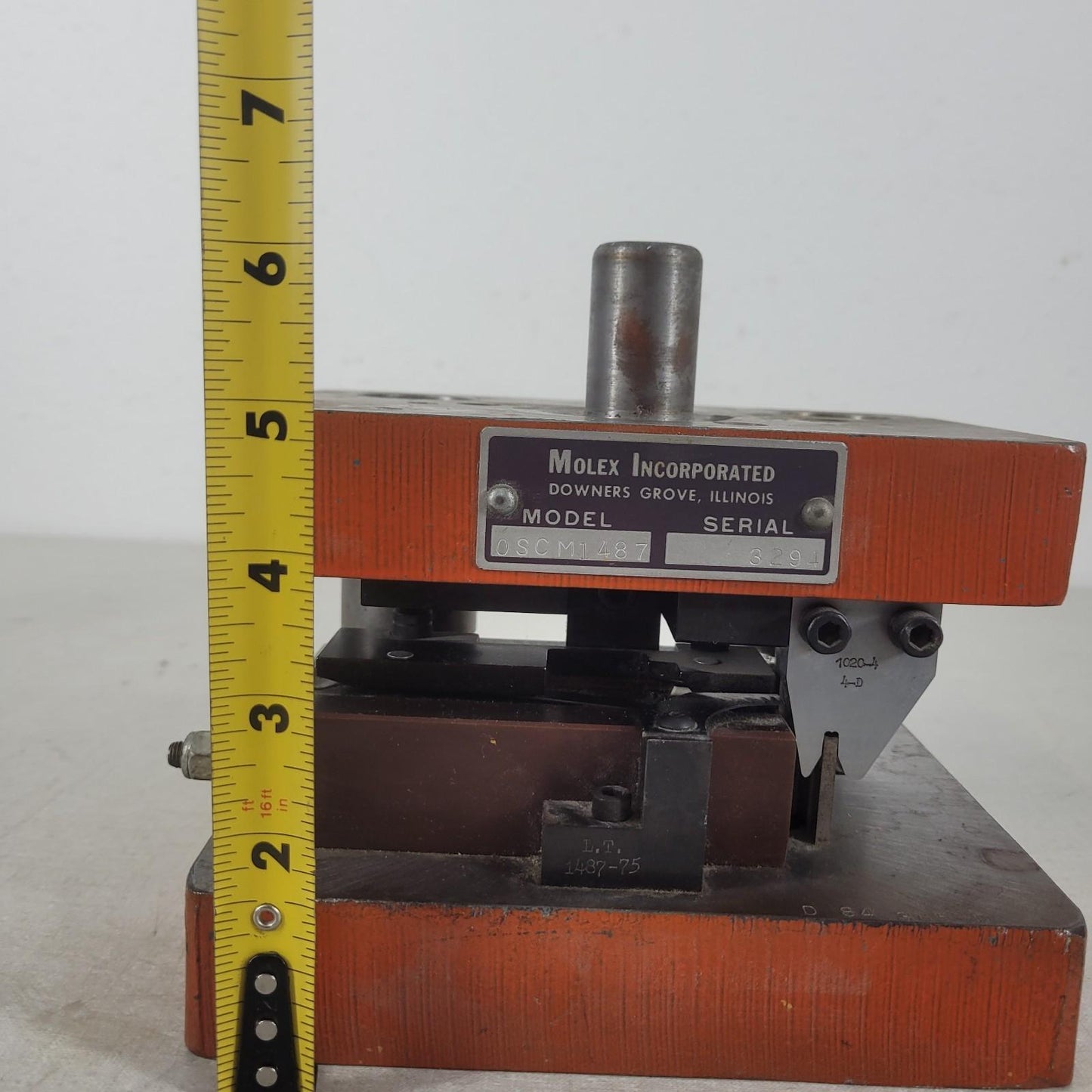 Molex 0SCM1487 Crimp Press Die Applicator Tool w/ Multiple Locator Tool OSCM1487