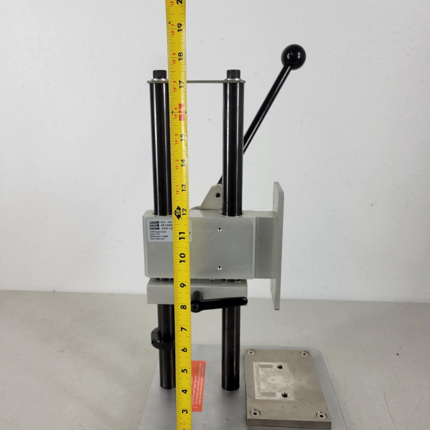 IMADA NLV - 220 - T Manual Lever-Operated Force Test Stand 220 LB Rating