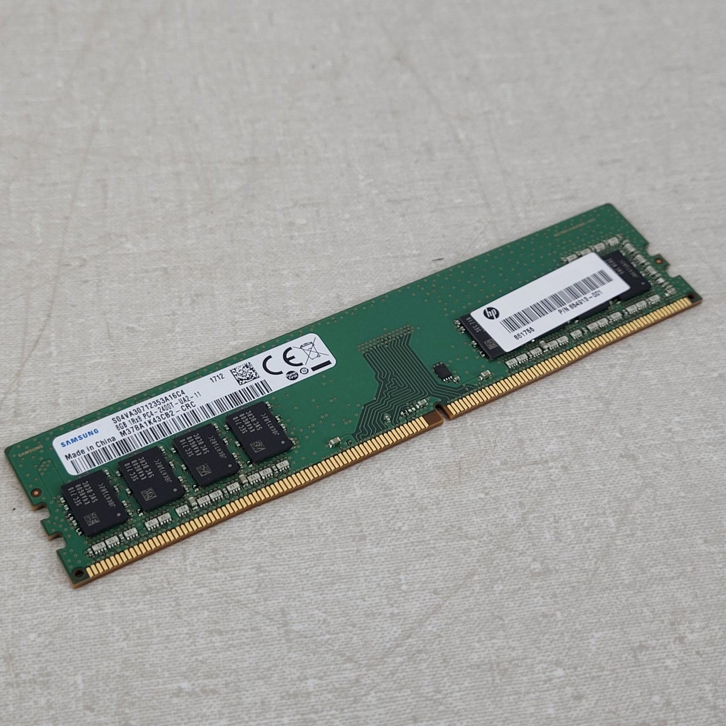 Samsung 8GB DDR4 2400 PC4-19200 Desktop RAM 1Rx8 UDIMM M378A1K43CB2-CRC