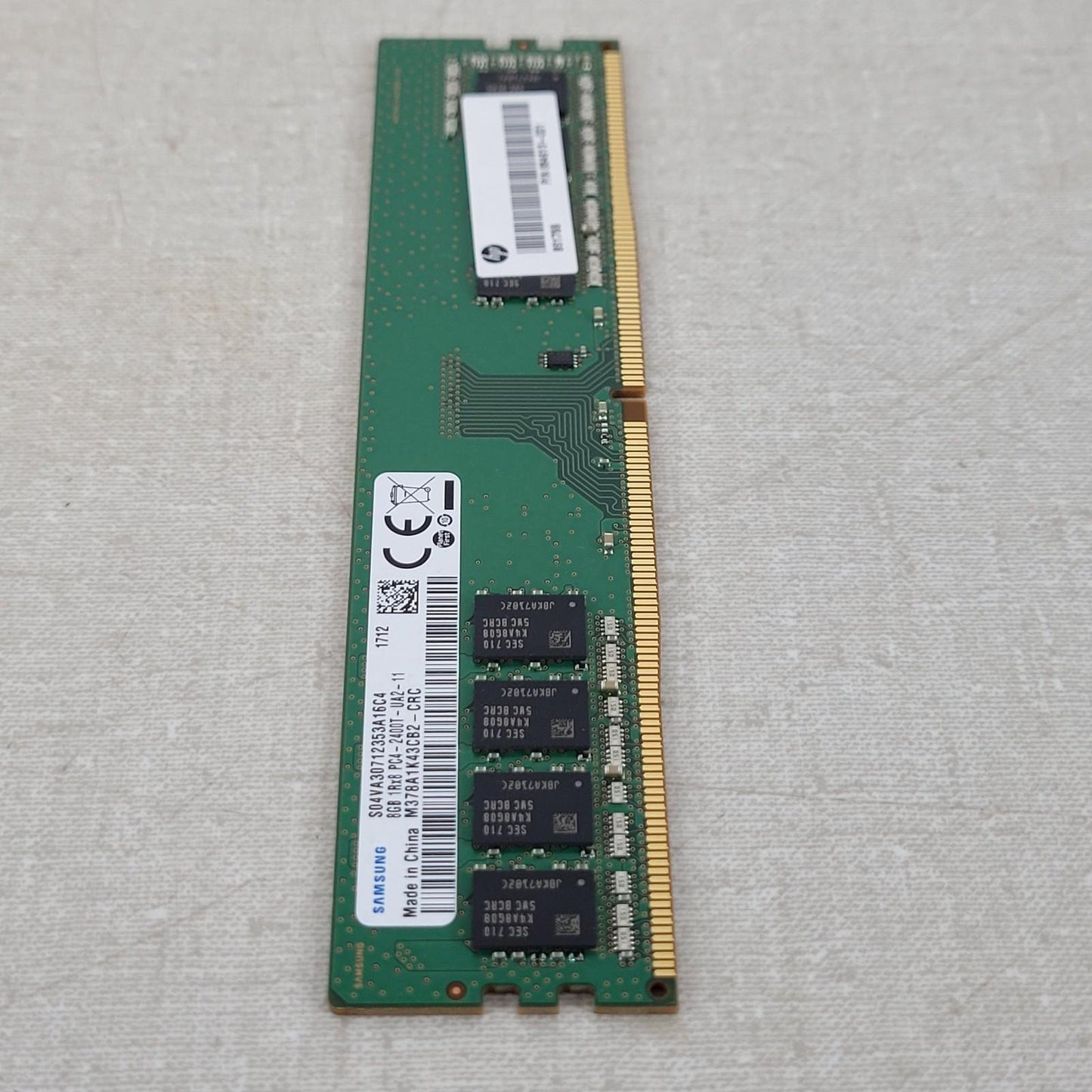 Samsung 8GB DDR4 2400 PC4-19200 Desktop RAM 1Rx8 UDIMM M378A1K43CB2-CRC