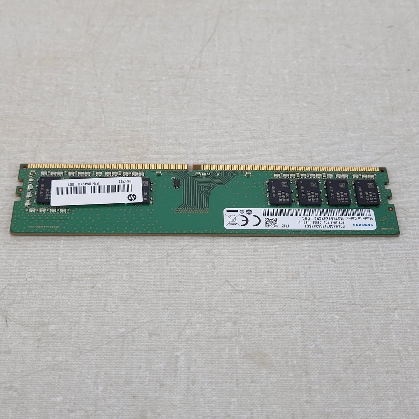Samsung 8GB DDR4 2400 PC4-19200 Desktop RAM 1Rx8 UDIMM M378A1K43CB2-CRC