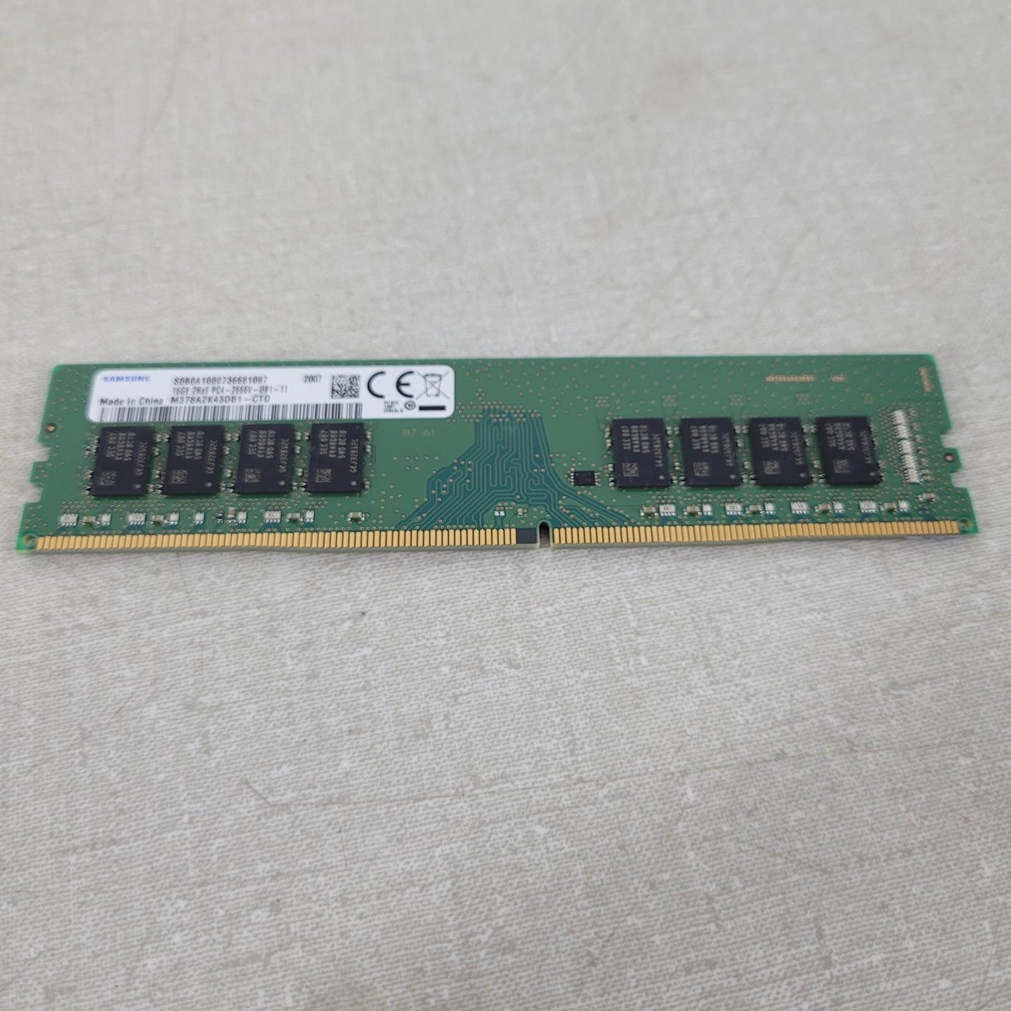 5 STICKS- Samsung 16GB DDR4-2666 PC4-21300 2Rx8 DIMM RAM Memory M378A2K43DB1-CTD