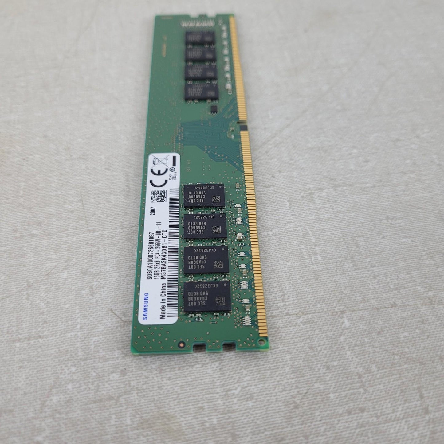 5 STICKS- Samsung 16GB DDR4-2666 PC4-21300 2Rx8 DIMM RAM Memory M378A2K43DB1-CTD