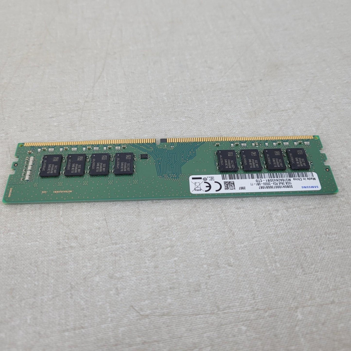5 STICKS- Samsung 16GB DDR4-2666 PC4-21300 2Rx8 DIMM RAM Memory M378A2K43DB1-CTD