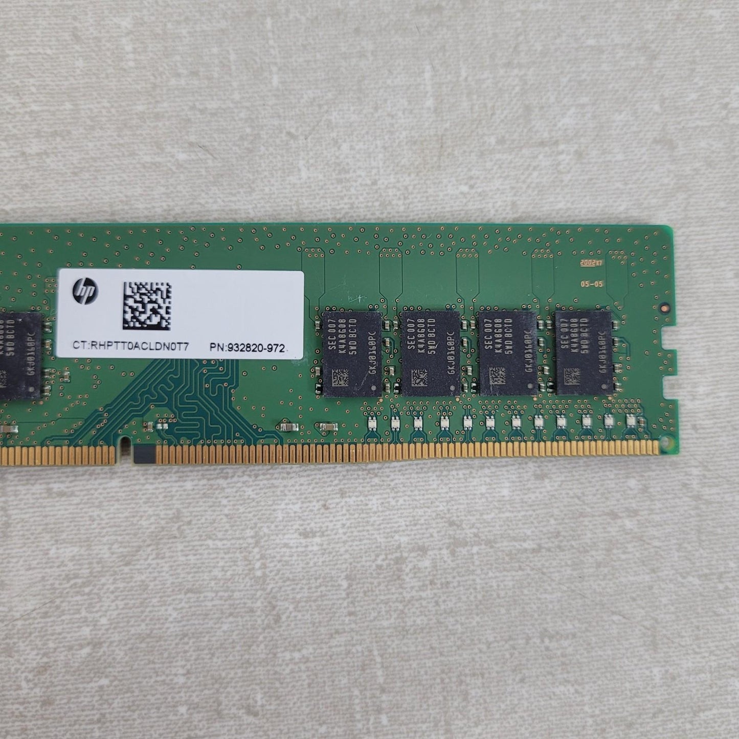 5 STICKS- Samsung 16GB DDR4-2666 PC4-21300 2Rx8 DIMM RAM Memory M378A2K43DB1-CTD