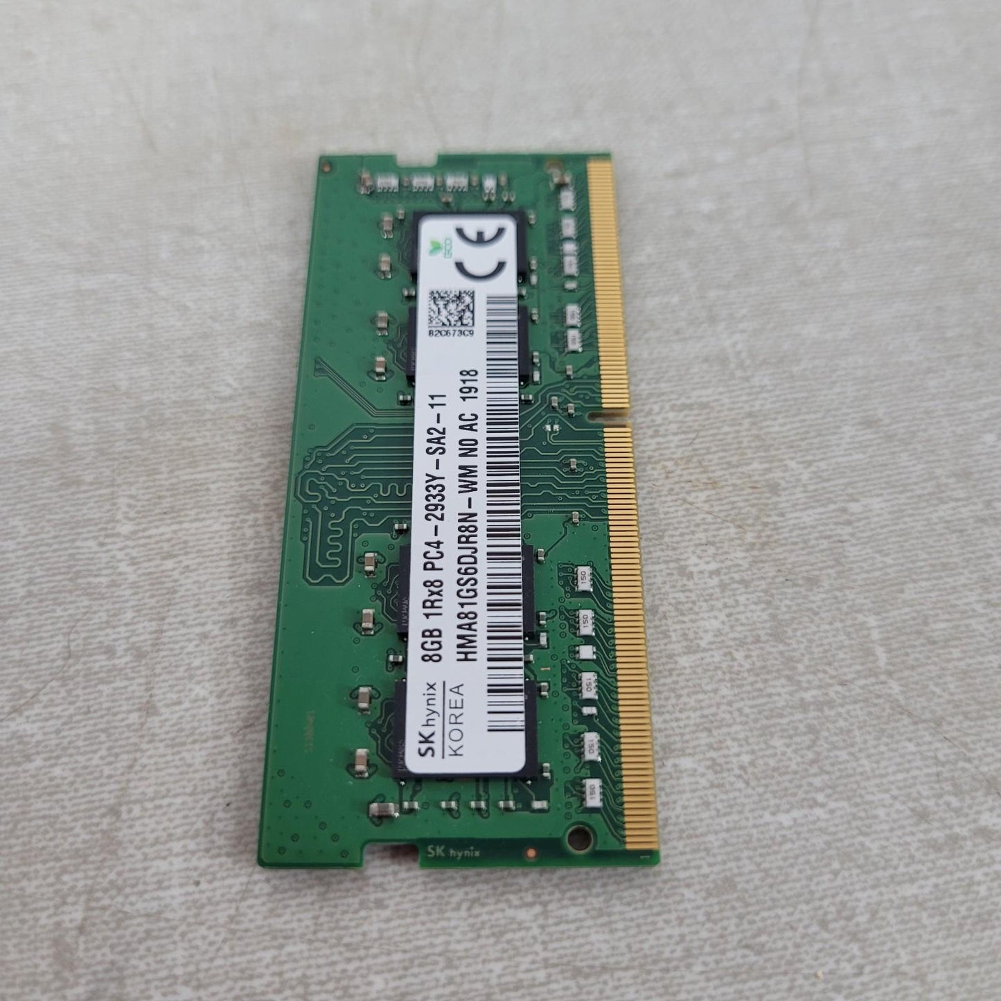 4 STICKS- Hynix HMA81GS6DJR8N-WM 8GB DDR4 2933MHz PC4-23400 SODIMM Laptop RAM