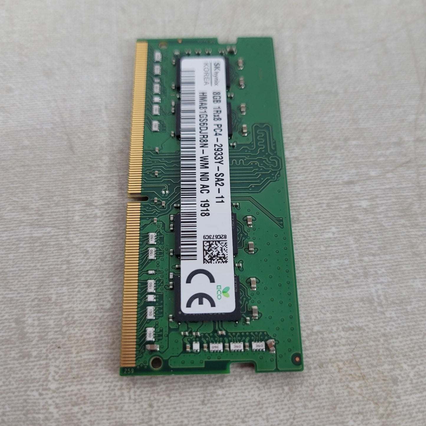 4 STICKS- Hynix HMA81GS6DJR8N-WM 8GB DDR4 2933MHz PC4-23400 SODIMM Laptop RAM