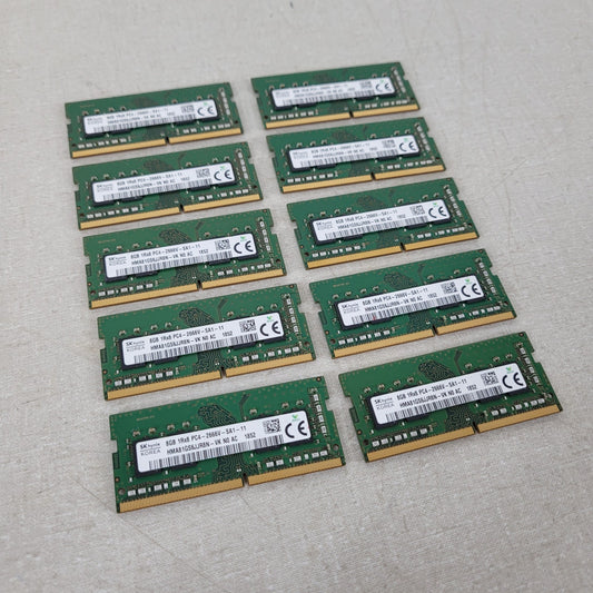 10 STICKS Hynix HMA81GS6JJR8N-VK Laptop RAM Memory 8GB PC4-2666V DDR4 CA612
