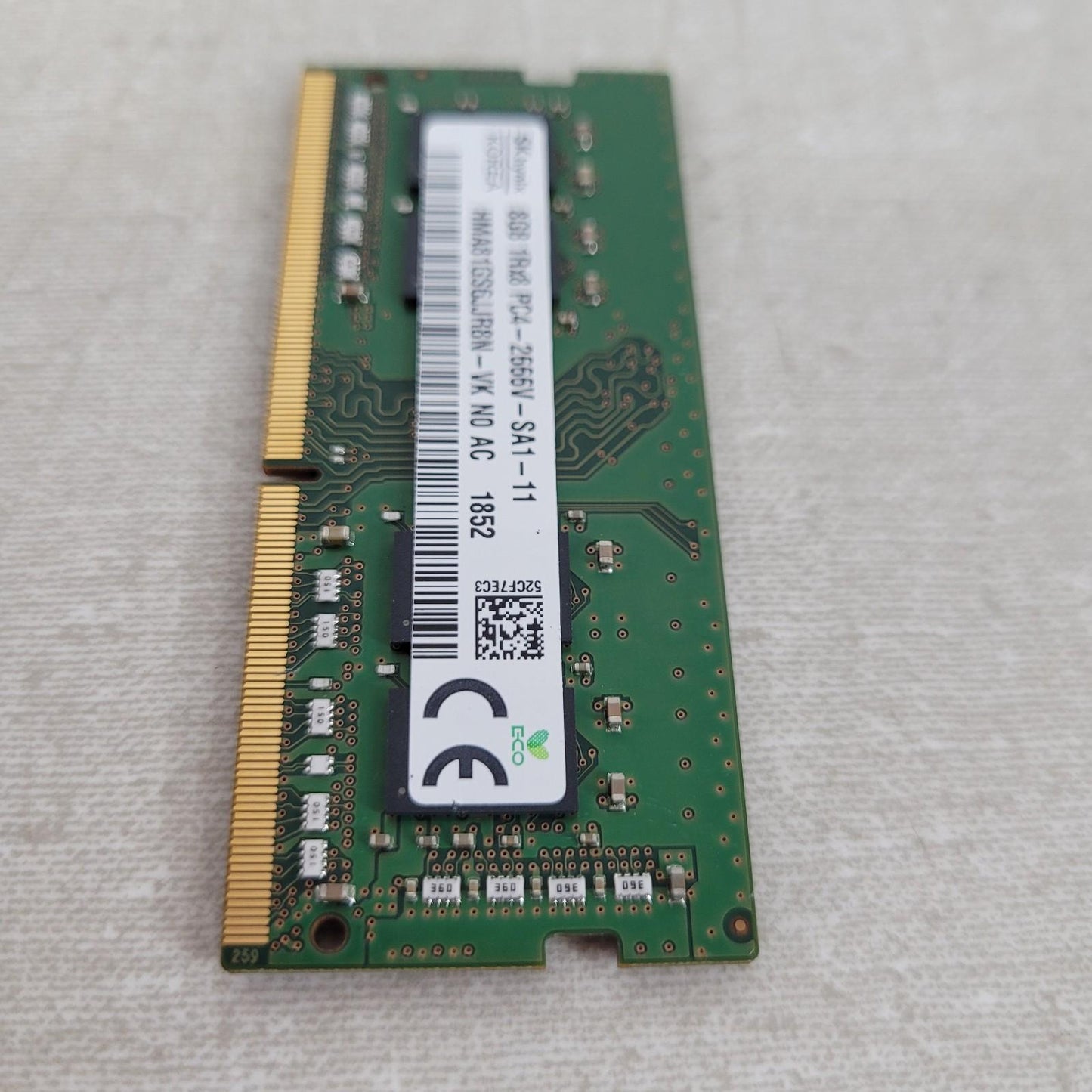 10 STICKS Hynix HMA81GS6JJR8N-VK Laptop RAM Memory 8GB PC4-2666V DDR4 CA612