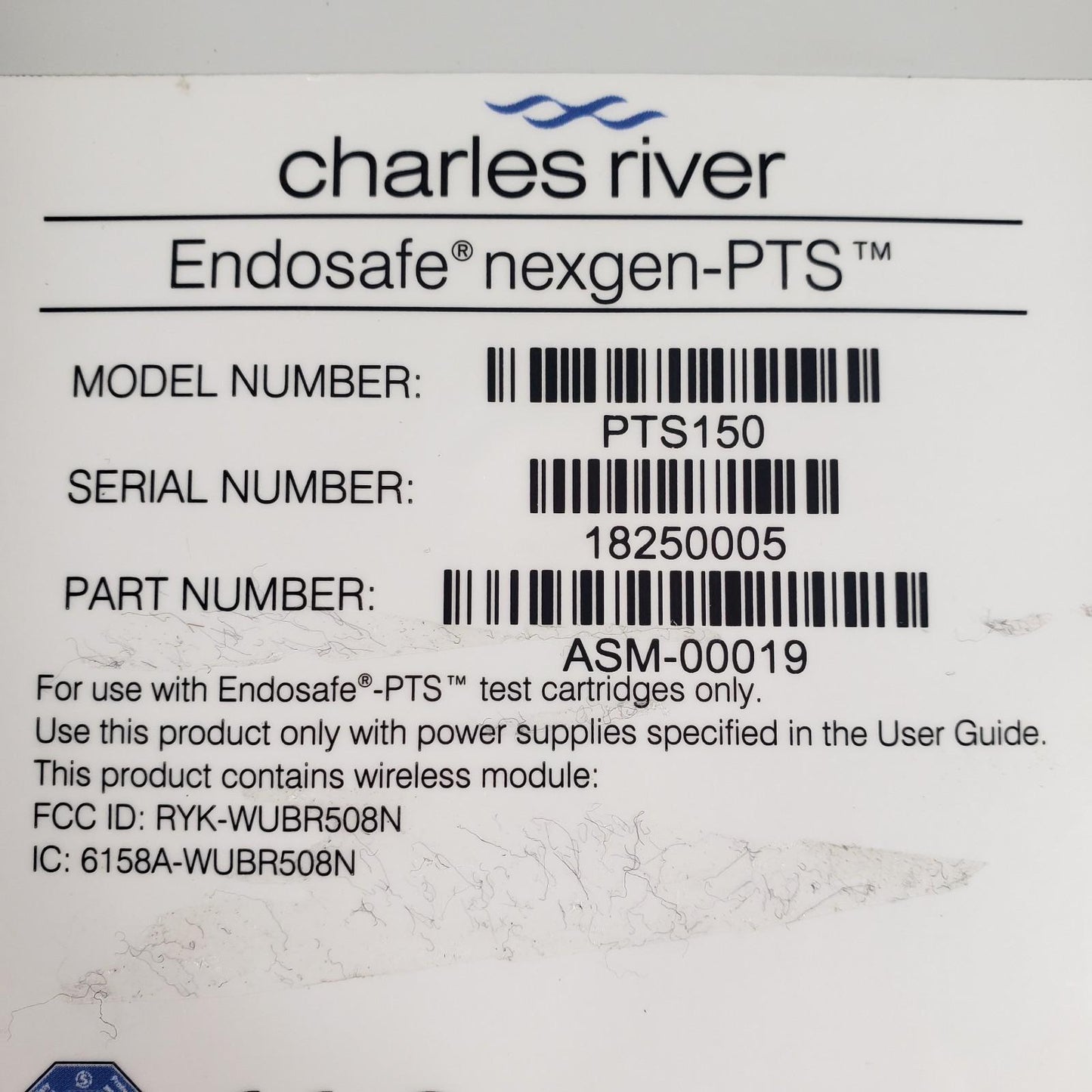 Charles River Endosafe Nexgen-PTS Point Of Use Handheld Spectrophotometer Tester