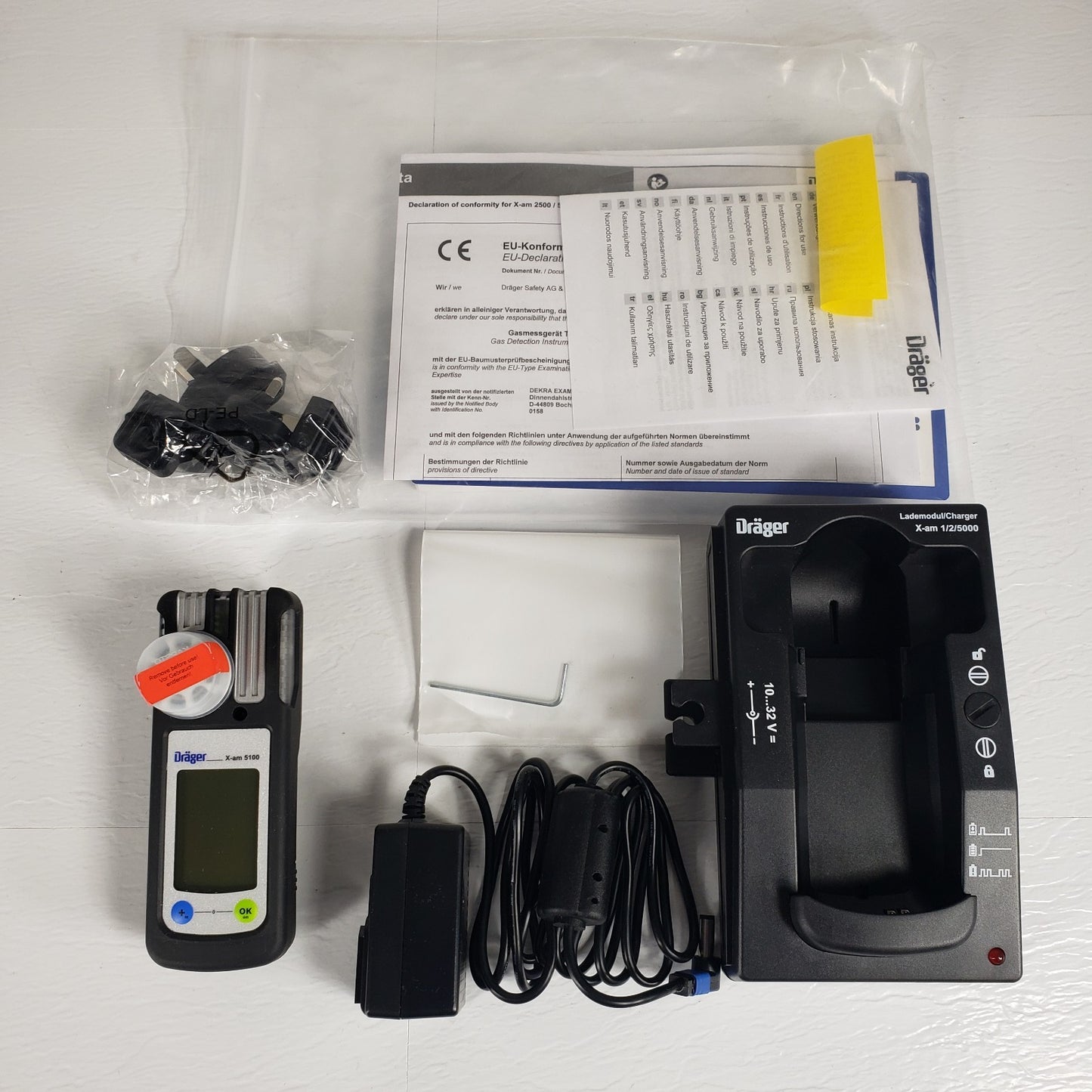 TESTED Dräger X-am 5100 Portable Single-gas Detector For H2O2 HF HCL & Hydrazine